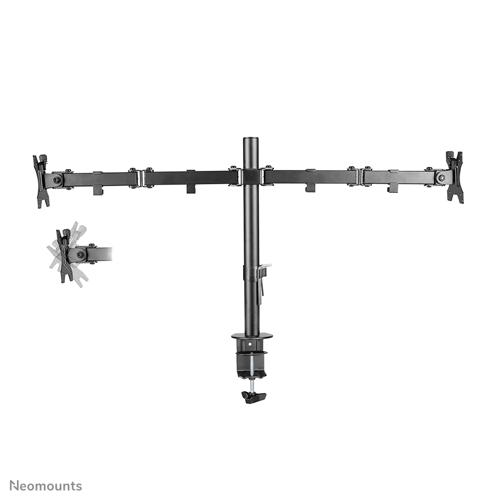 Neomounts Monitor-Tischhalterung - Klemme /Bolzen - 8 kg - 25,4 cm (10 Zoll) - 81,3 cm (32 Zoll) - 100 x 100 mm - Schwarz