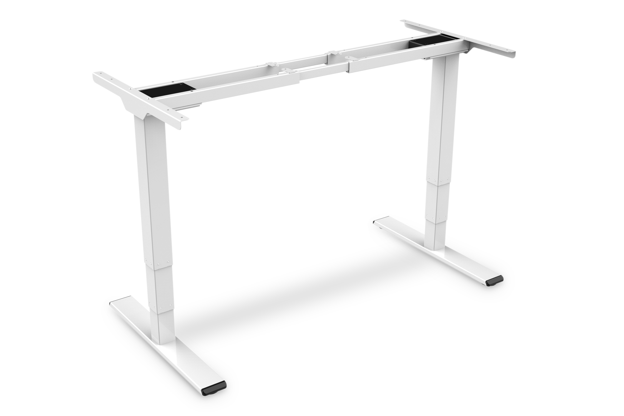 DIGITUS DA-90433 Elektrisch höhenverstellbares Tischgestell, Dual-Motor, 3-Stufen, Weiß