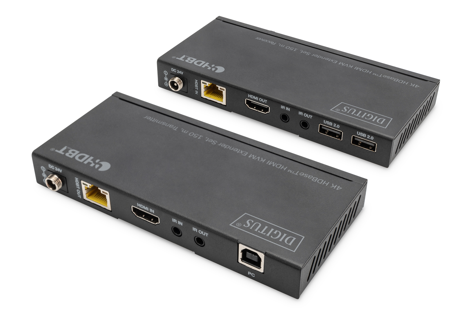DIGITUS DS-55526 4K HDBaseT™ HDMI KVM Extender Set, 150 m DIGITUS DS-55526 4K HDBaseT™ HDMI KVM Extender Set, 150 m