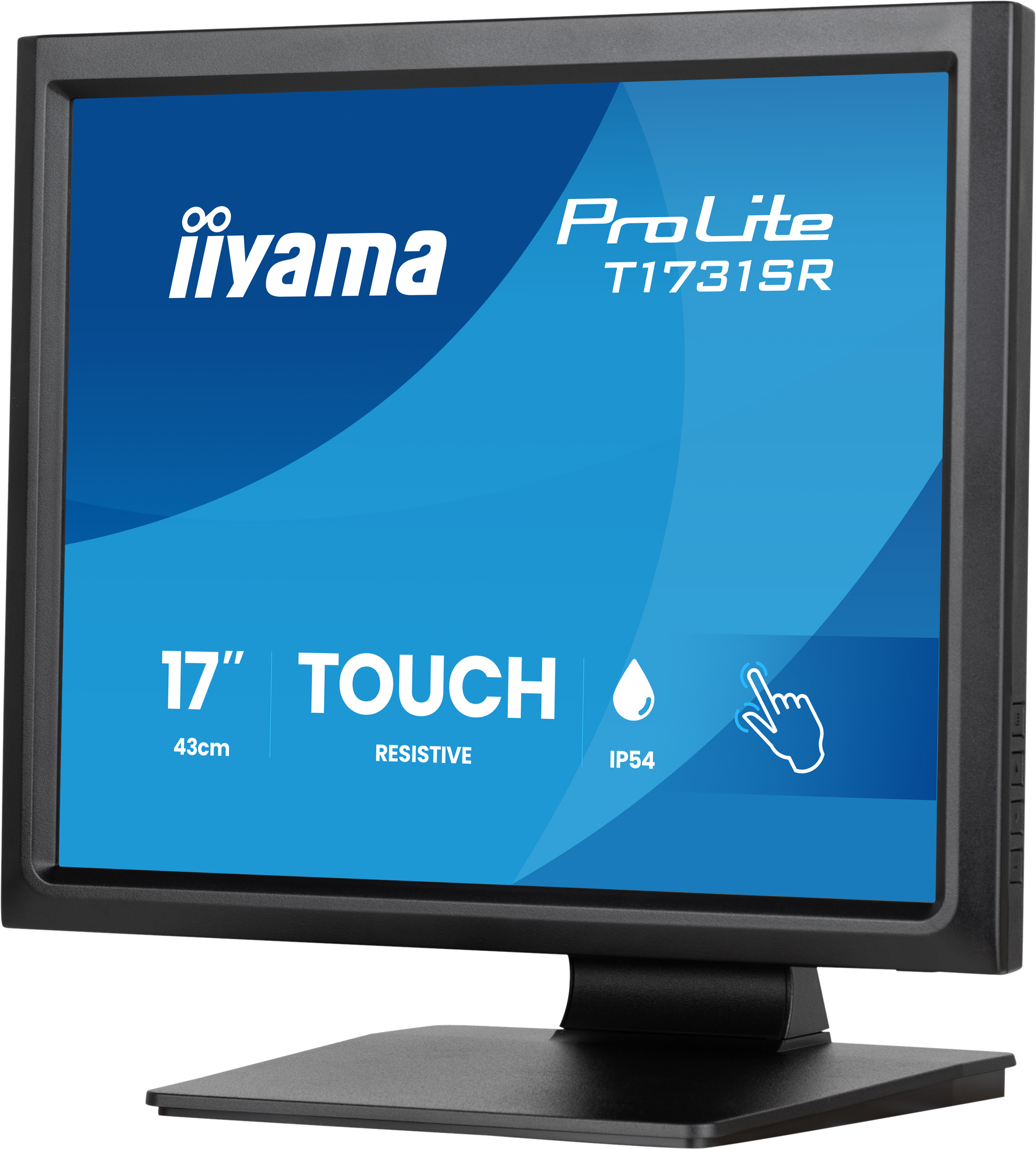 Monitor, 17 Zoll, Touchscreen, Resistiv, IP54