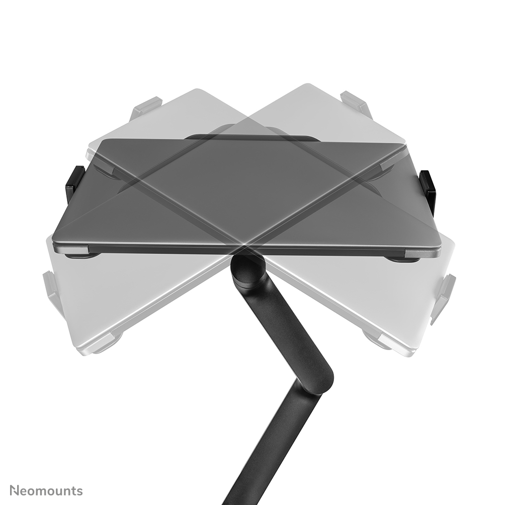 Neomounts Monitor-/Notebook-Tischhalterung - Notebook- & Monitorarm - Schwarz - Stahl - 29,5 cm (11.6") - 43,9 cm (17.3") - 68,6 cm (27")