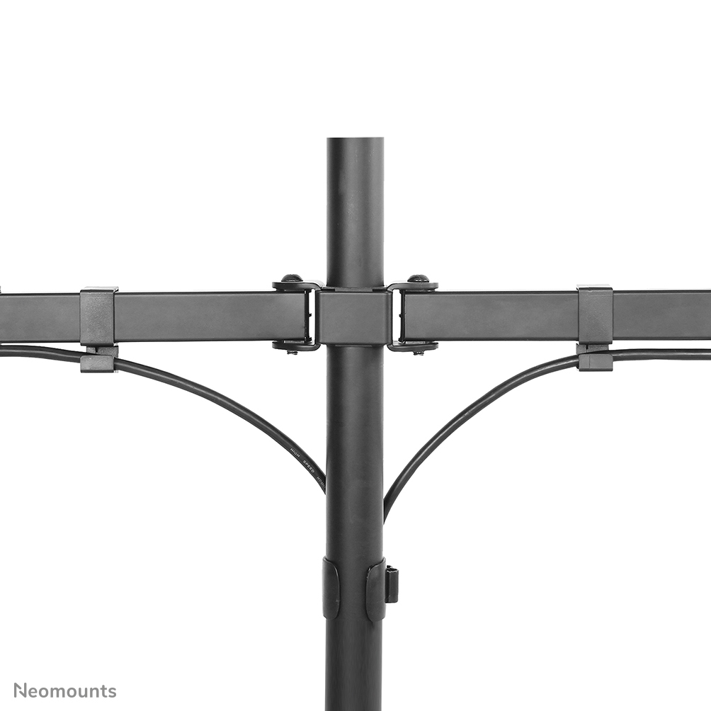 Neomounts Monitor-Tischhalterung - Klemme /Bolzen - 8 kg - 25,4 cm (10 Zoll) - 81,3 cm (32 Zoll) - 100 x 100 mm - Schwarz