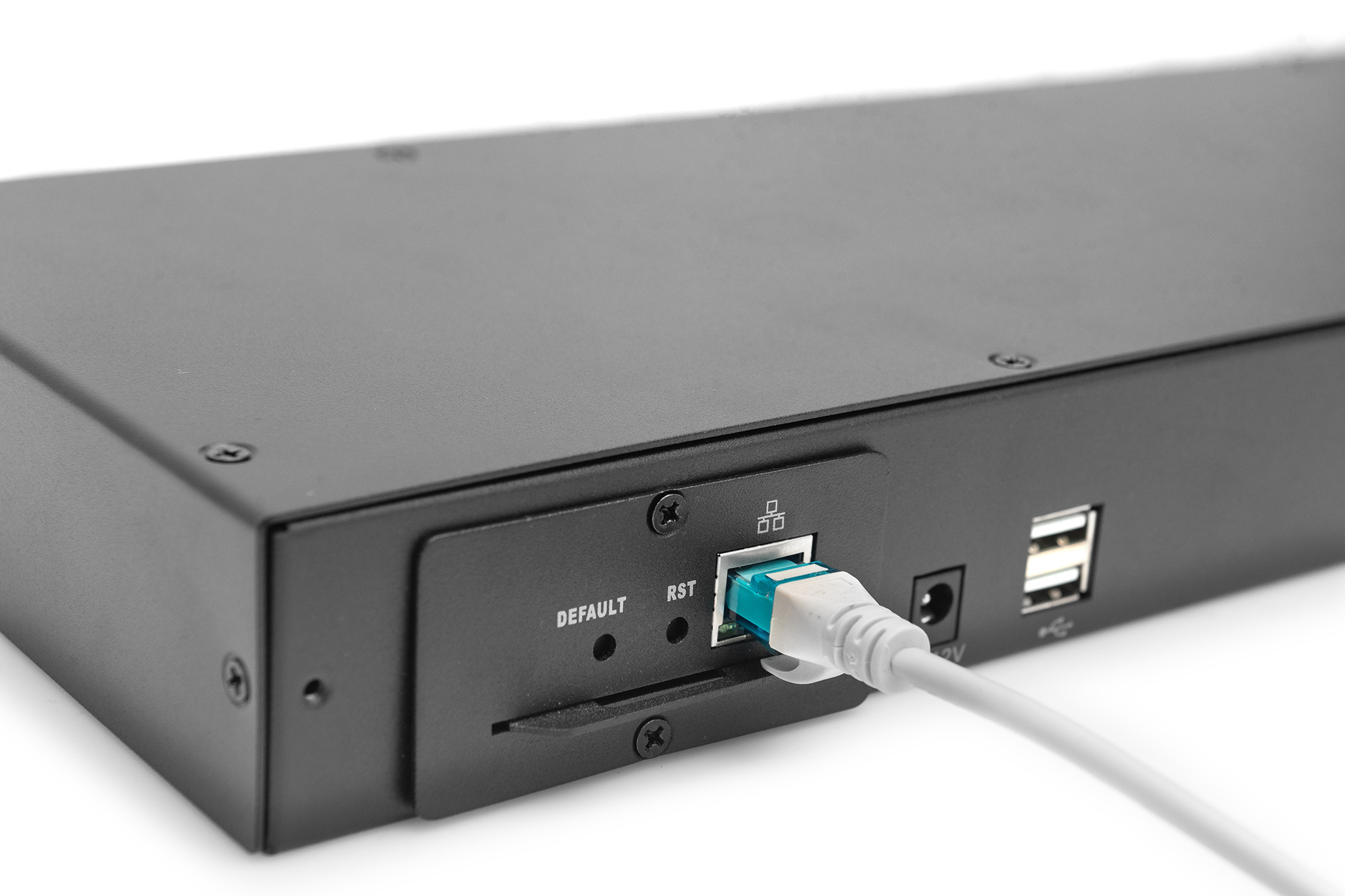 Netzwerk-Adapter, USB-Buchse, RJ45, Ethernet-Connector, Gehäuse