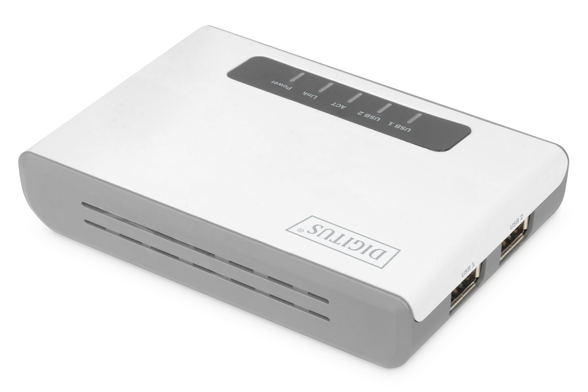 DIGITUS DN-13024 2-Port USB 2.0 Wireless Multifunktions-Network Server, 300 Mbps DIGITUS DN-13024 2-Port USB 2.0 Wireless Multifunktions-Network Server, 300 Mbps