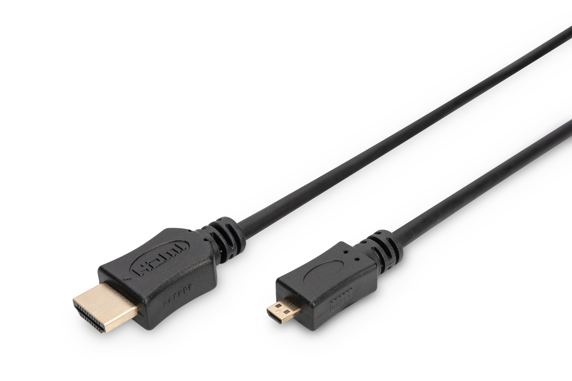 DIGITUS HDMI High Speed Anschlusskabel, Typ D - A St/St, 2.0m