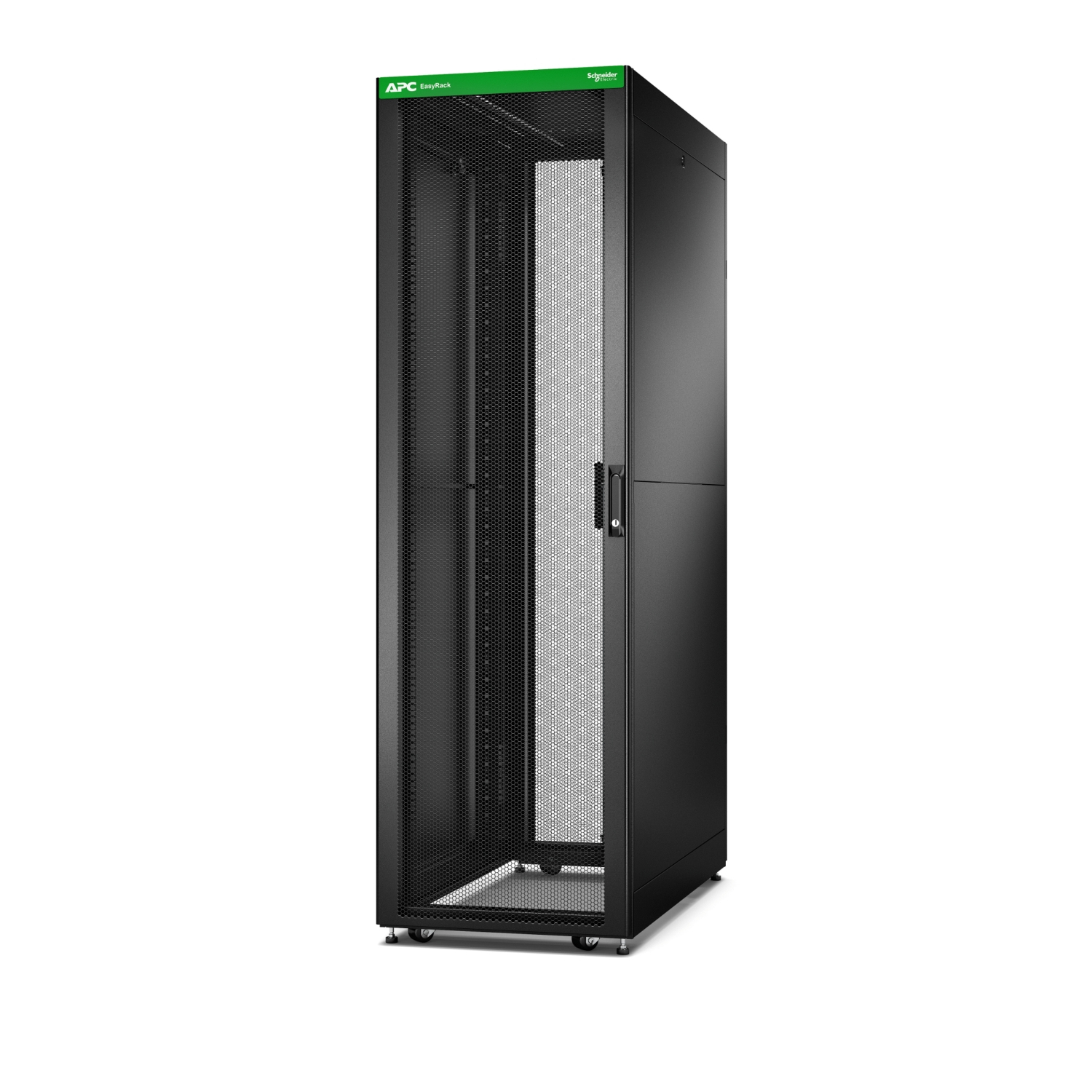 APC ER6202 - Easy Rack 600mm/42U/1000mm, mit Roof, Side panel,castors,feet and 4 Brackets, No Bottom, black