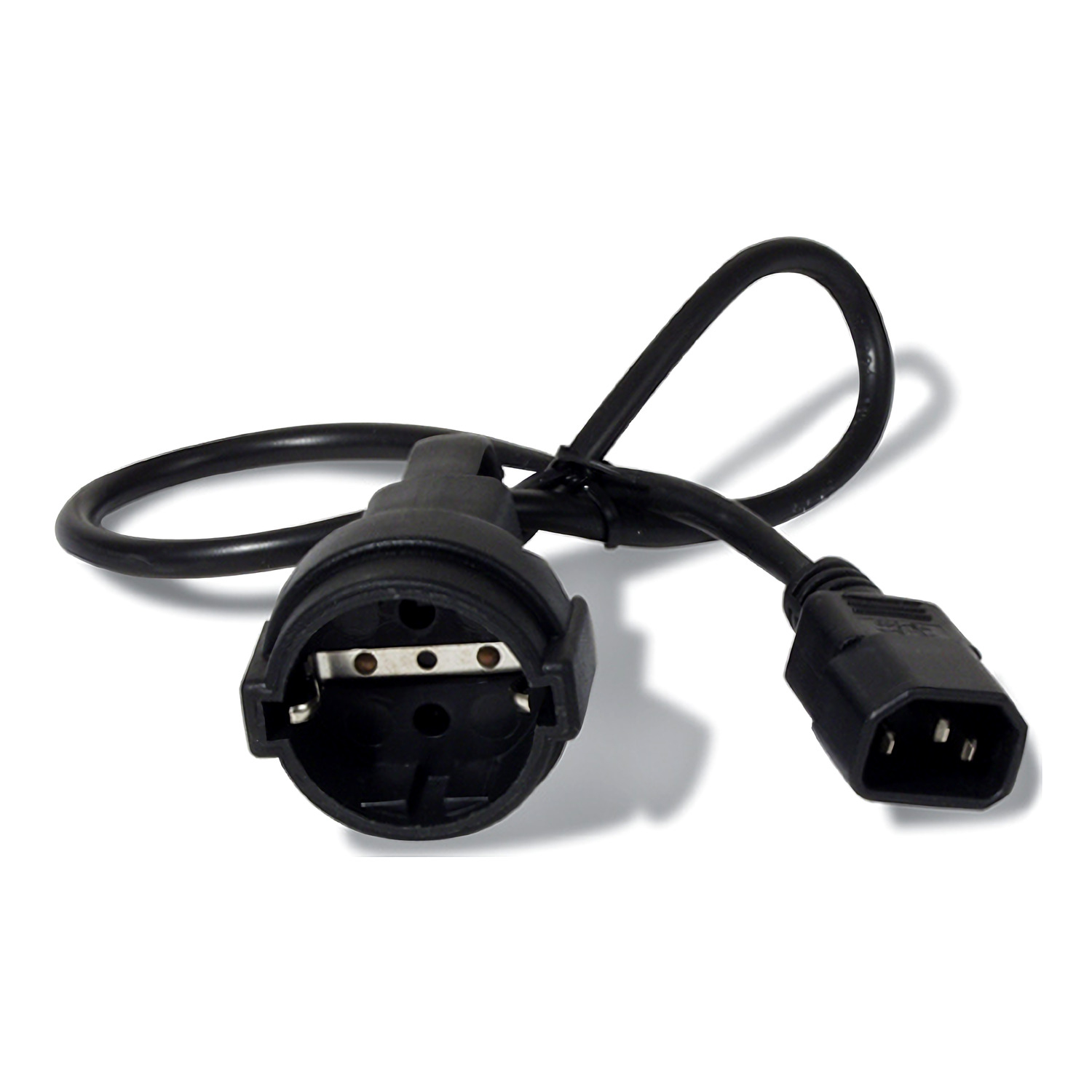 Niederspannungskabel, Stecker, Kabeladapter, Drei-Pin, Schwarz