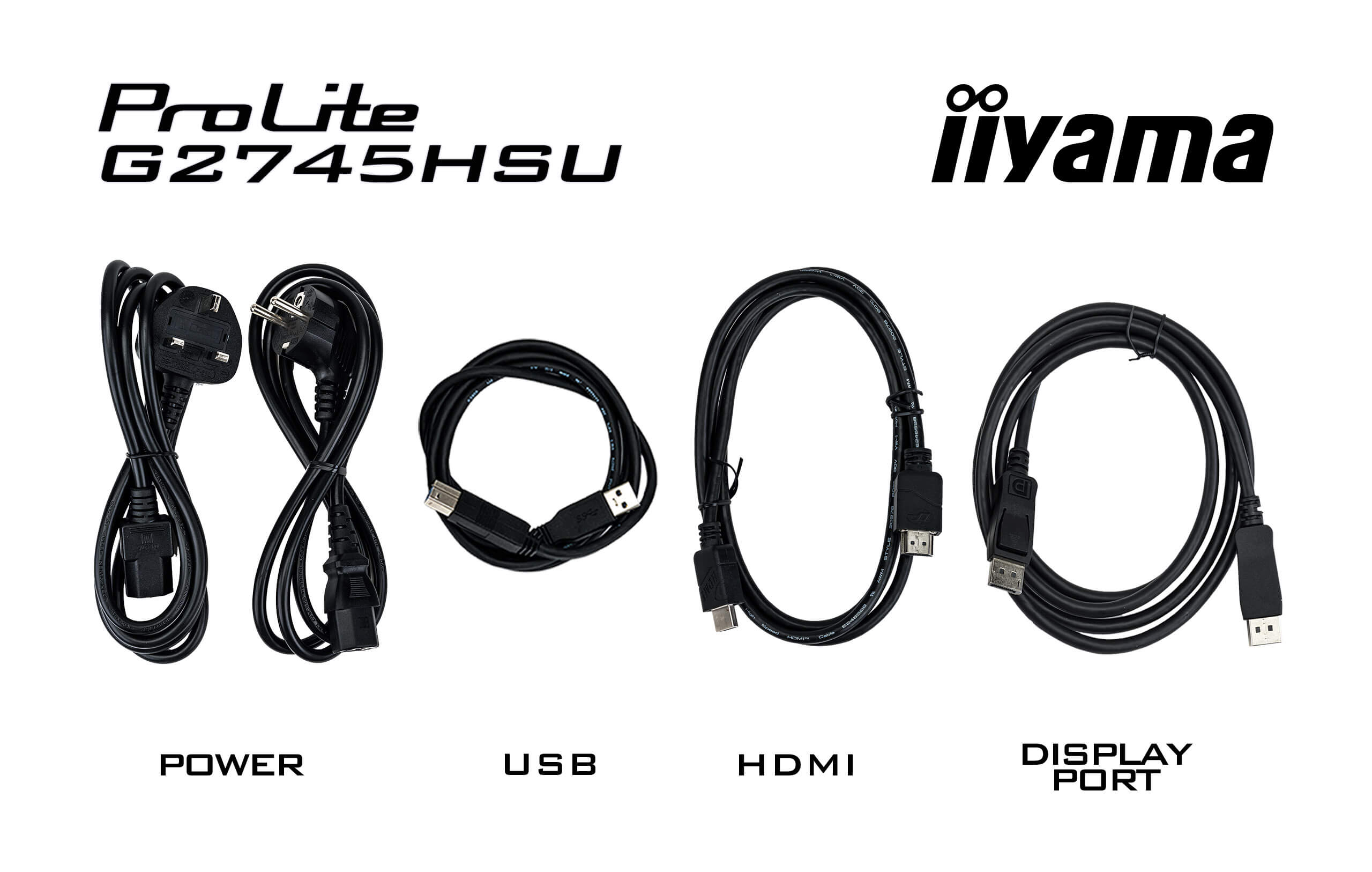 IIYAMA Monitor G2745HSU-B2 Adapter, Elektronik