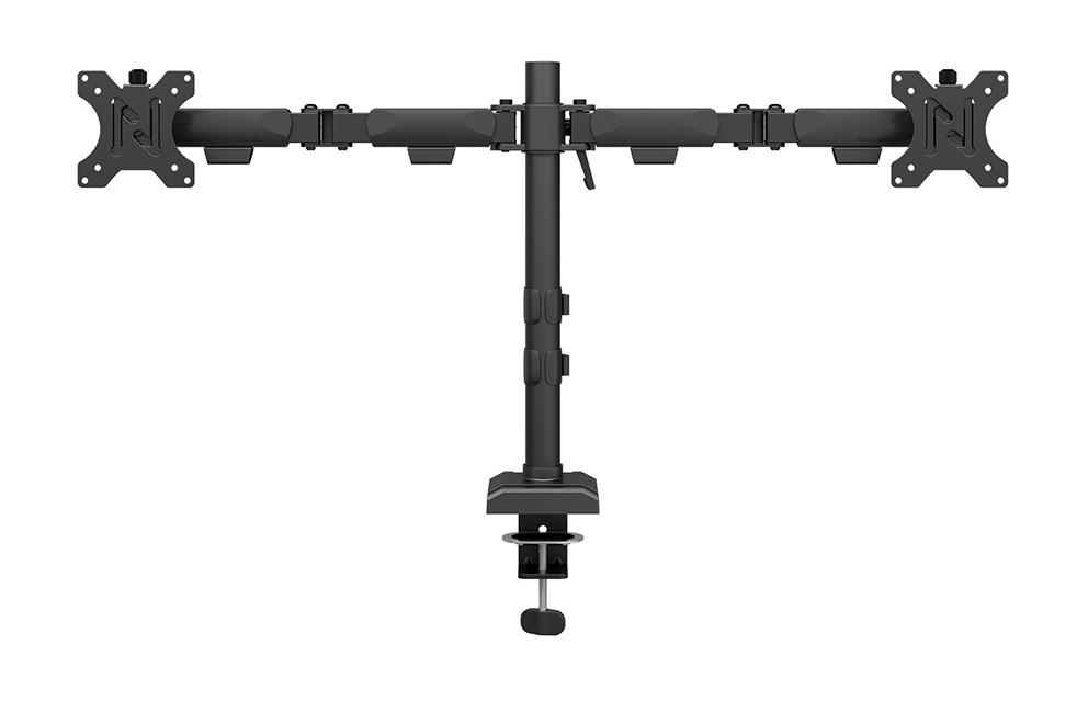 Neomounts Tisch-Monitorarm 2-fach neigbar, schwenkbar, drehbar (VESA 100x100) DS60-600BL2