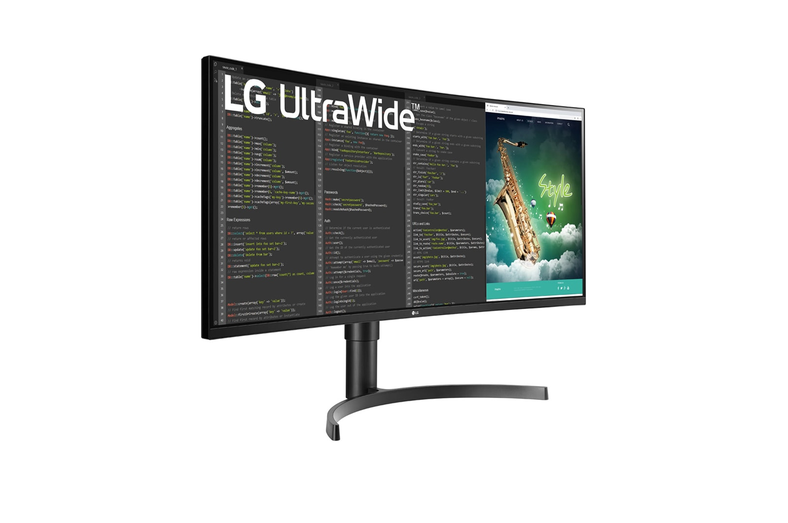 LG Monitor  35" 35WN75CP-B Ultrawide Curved HDMI DP USB IPS 21:9 blac