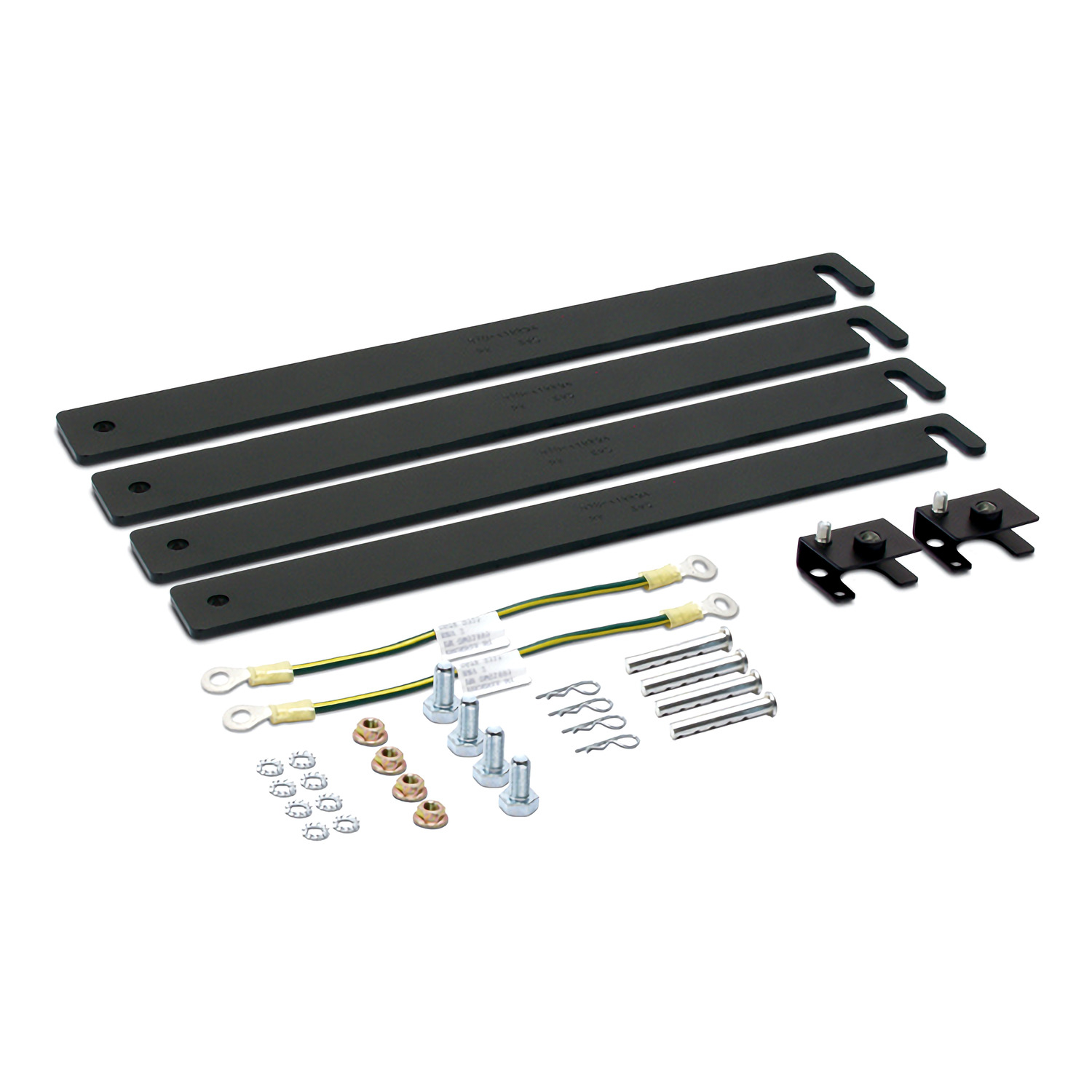 rack, arm, kit, montage, schwarz