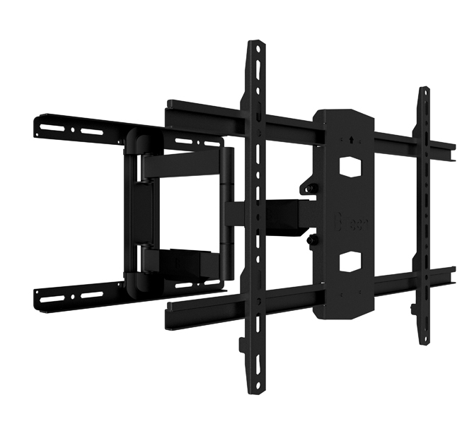 B-Tech Elements Extra Double Stud Double Arm Flat Screen Wall Mount with Tilt & Swivel (VESA 600 x 400) Kreuz, Symbol