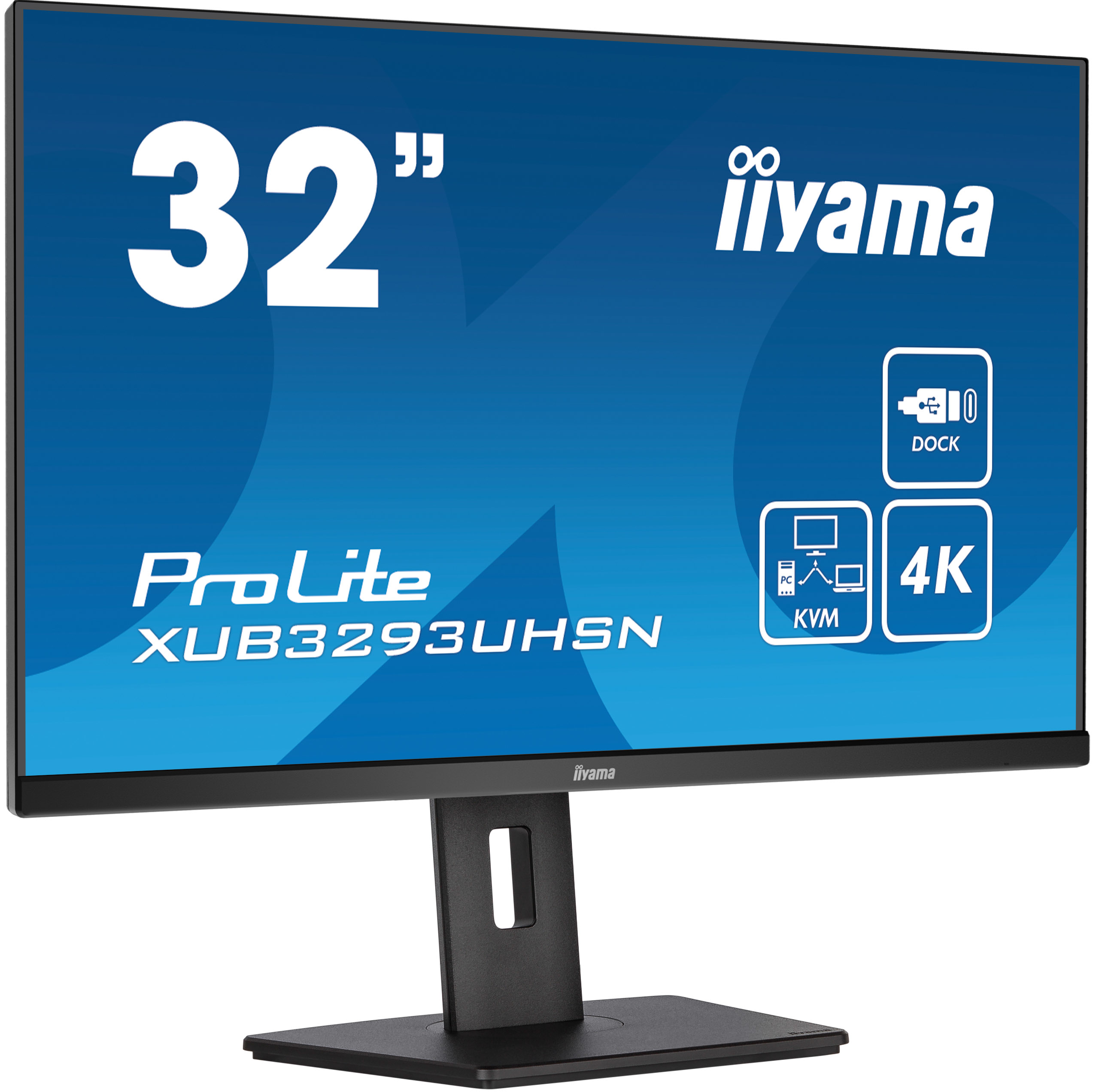 32 Zoll, Monitor, IPS, 4K, Docking-KVM