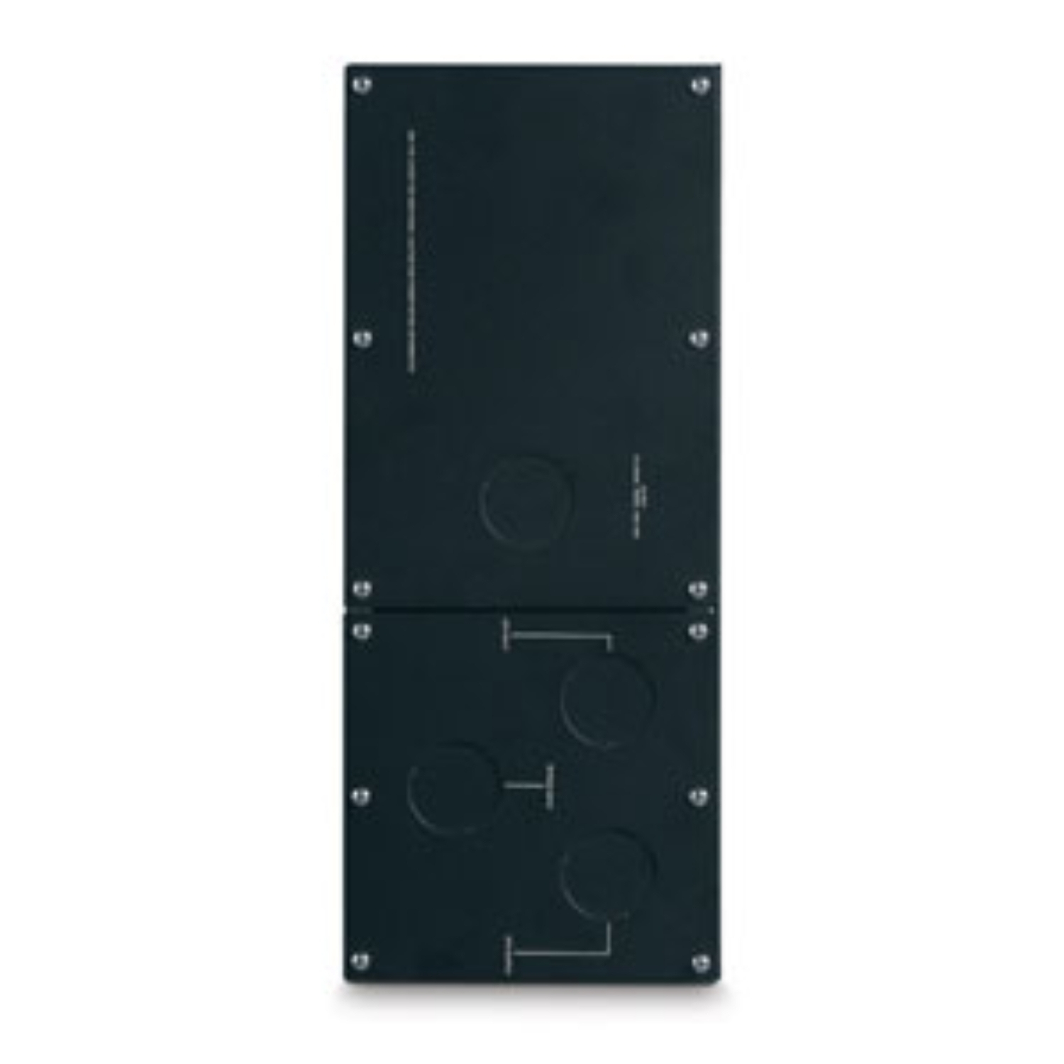 Wandmontage, elektrisches Panel, Schrank, dunkelblau, Flachpanel