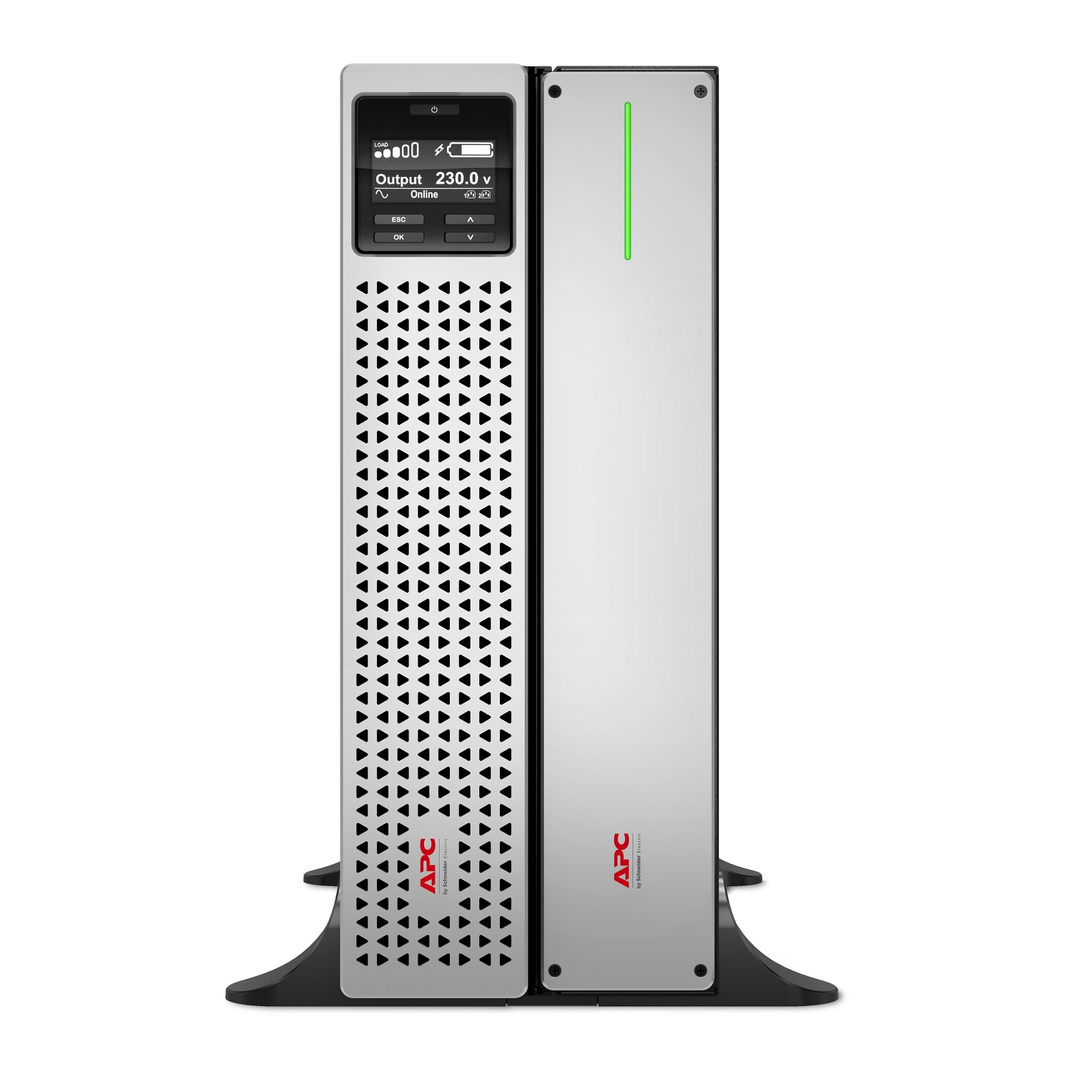 Stromspeicher, Serverrack, USV, Anschlussleuchte, Gehäuse aus Metall
