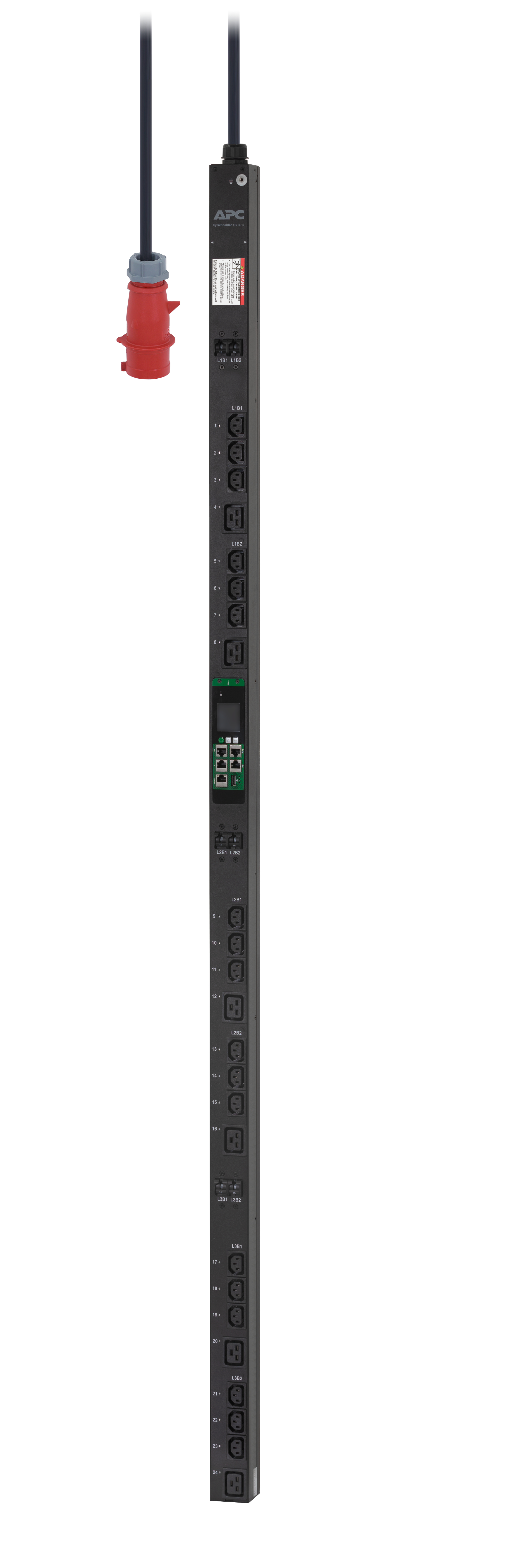 APC EPDU1232SMBO - EasyPDU, Metered-by-Outlet mit Switching, ZeroU, 22kW, 230V, (18) C13 & (6) C19 APC EPDU1232SMBO - EasyPDU, Metered-by-Outlet mit Switching, ZeroU, 22kW, 230V, (18) C13 & (6) C19