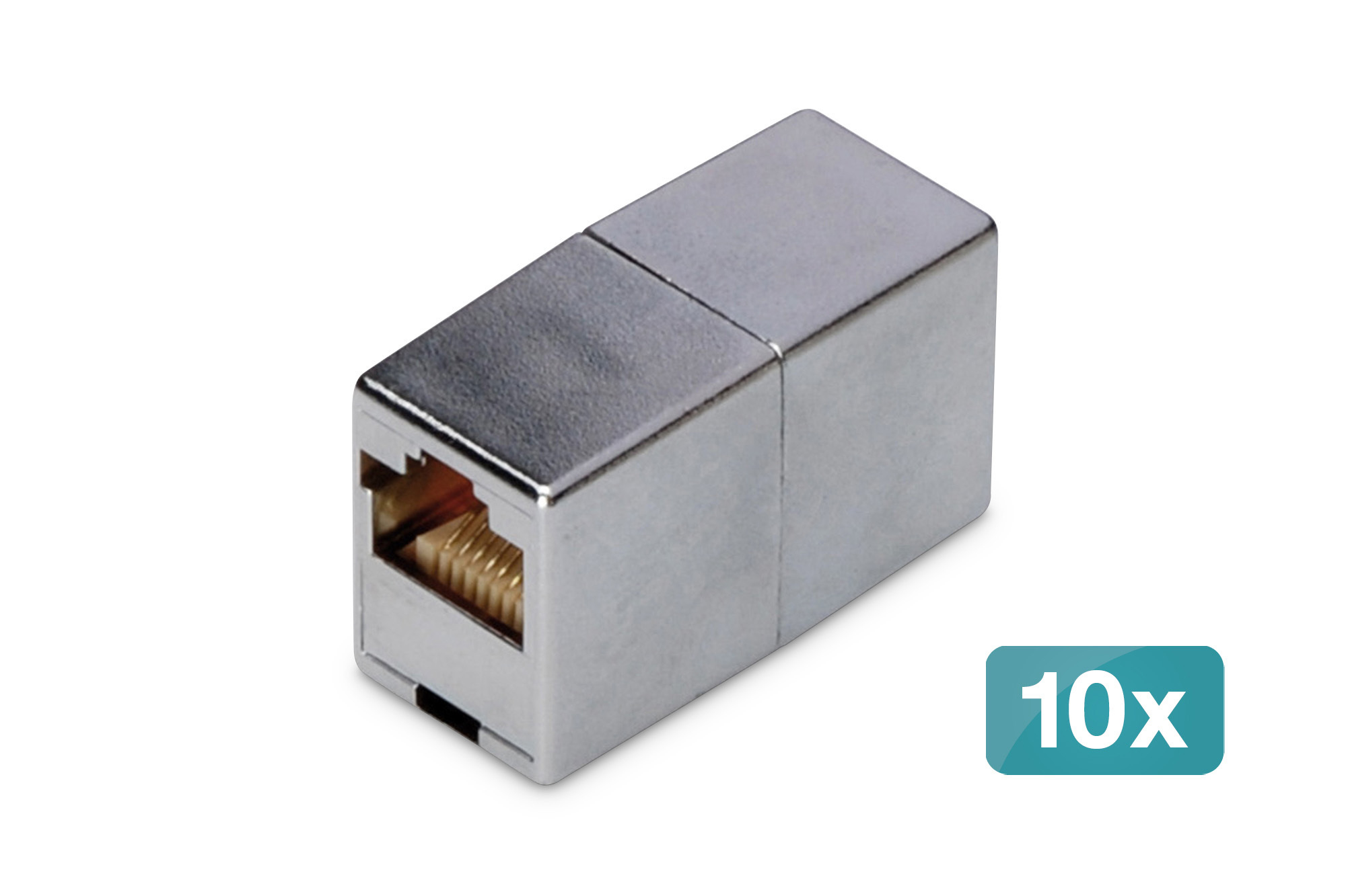 RJ45-Stecker, Ethernet, RJ45, Metallgehäuse, Koppler