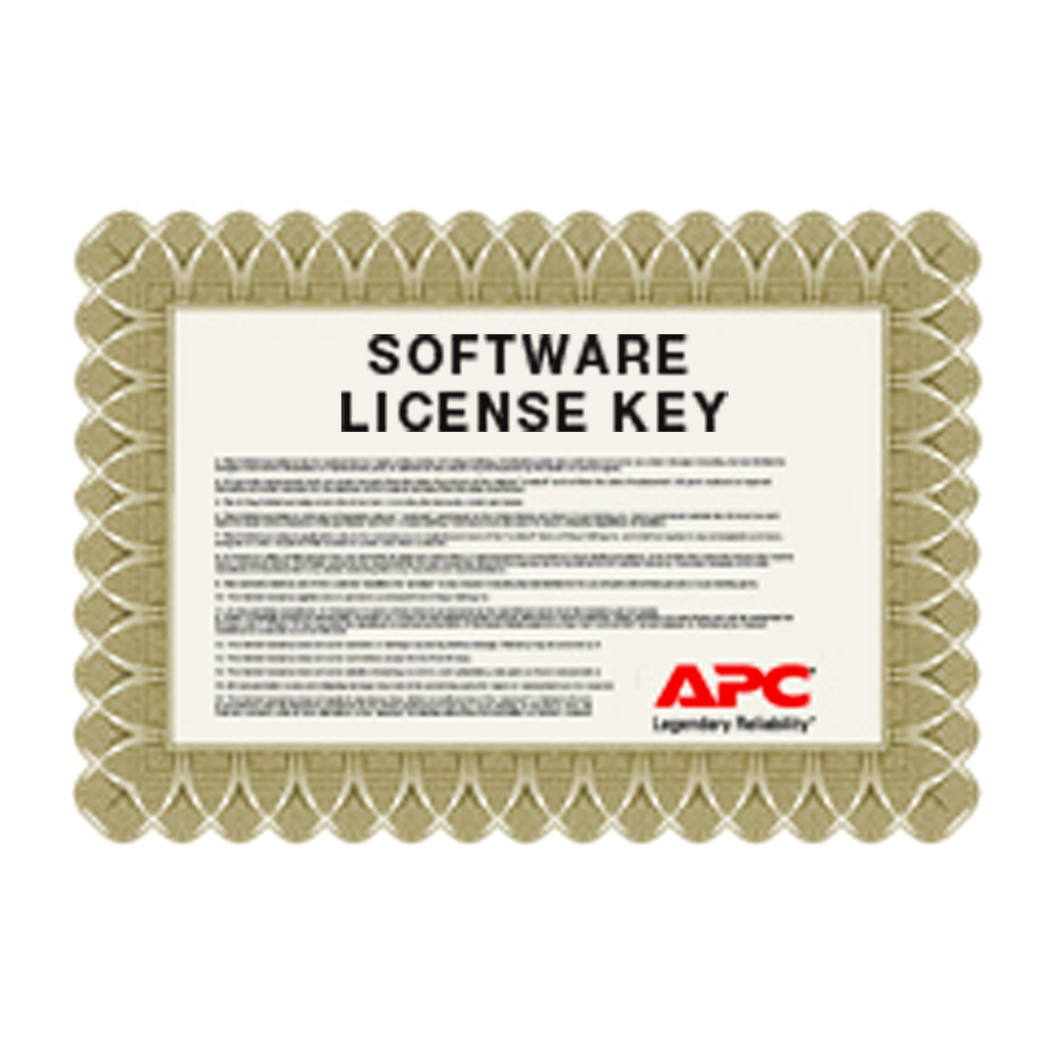 software, lizenzschlüssel, APC, lizenz, digitaler schlüssel
