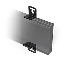 B-TECH SYSTEM X - Ultra-Slim Rail Mounting Bracket BT8390-WFK8/B B-TECH SYSTEM X - Ultra-Slim Rail Mounting Bracket BT8390-WFK8/B
