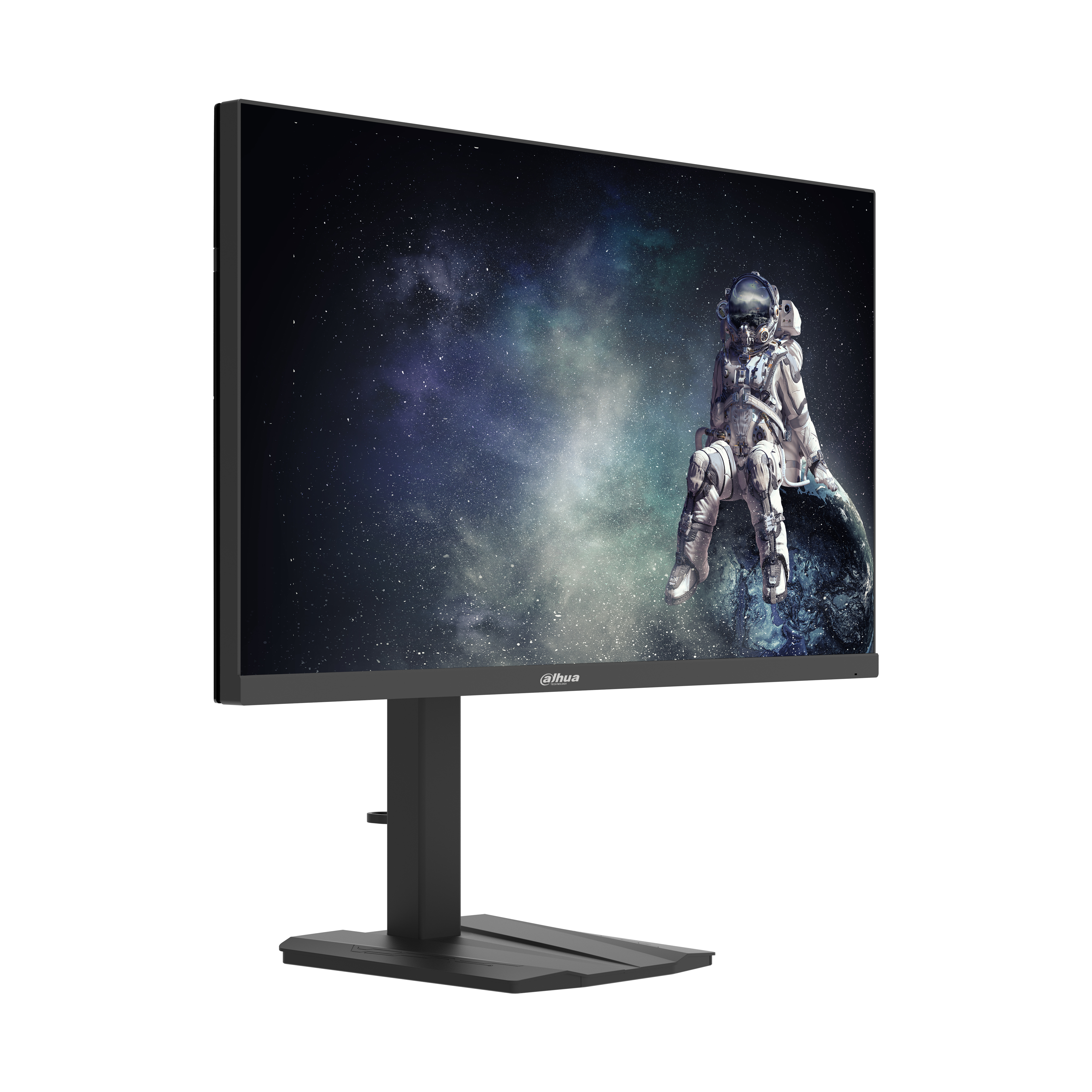 Monitor, 24 Zoll, LED, verstellbarer Stand, Weltraumbild