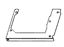 Server Netzteil Einbaurahmen 2HE Seasonic SS H2U Zippy P2G (RM217) Rauchrohr