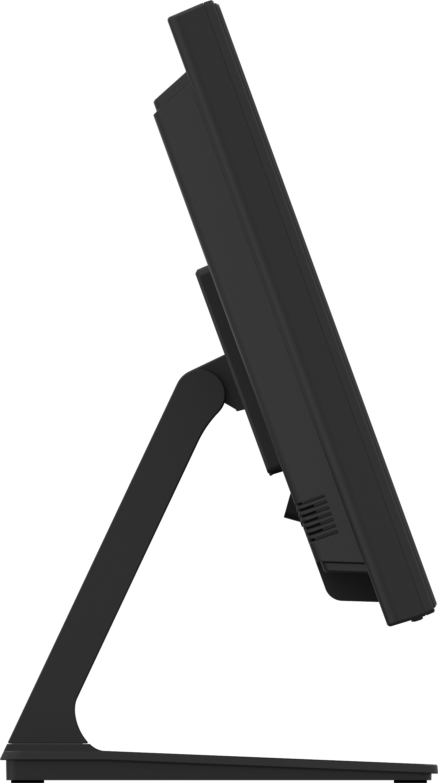 Monitorständer, verstellbarer Stand, Desktop-Monitor, schwarz, geneigte Unterstützung