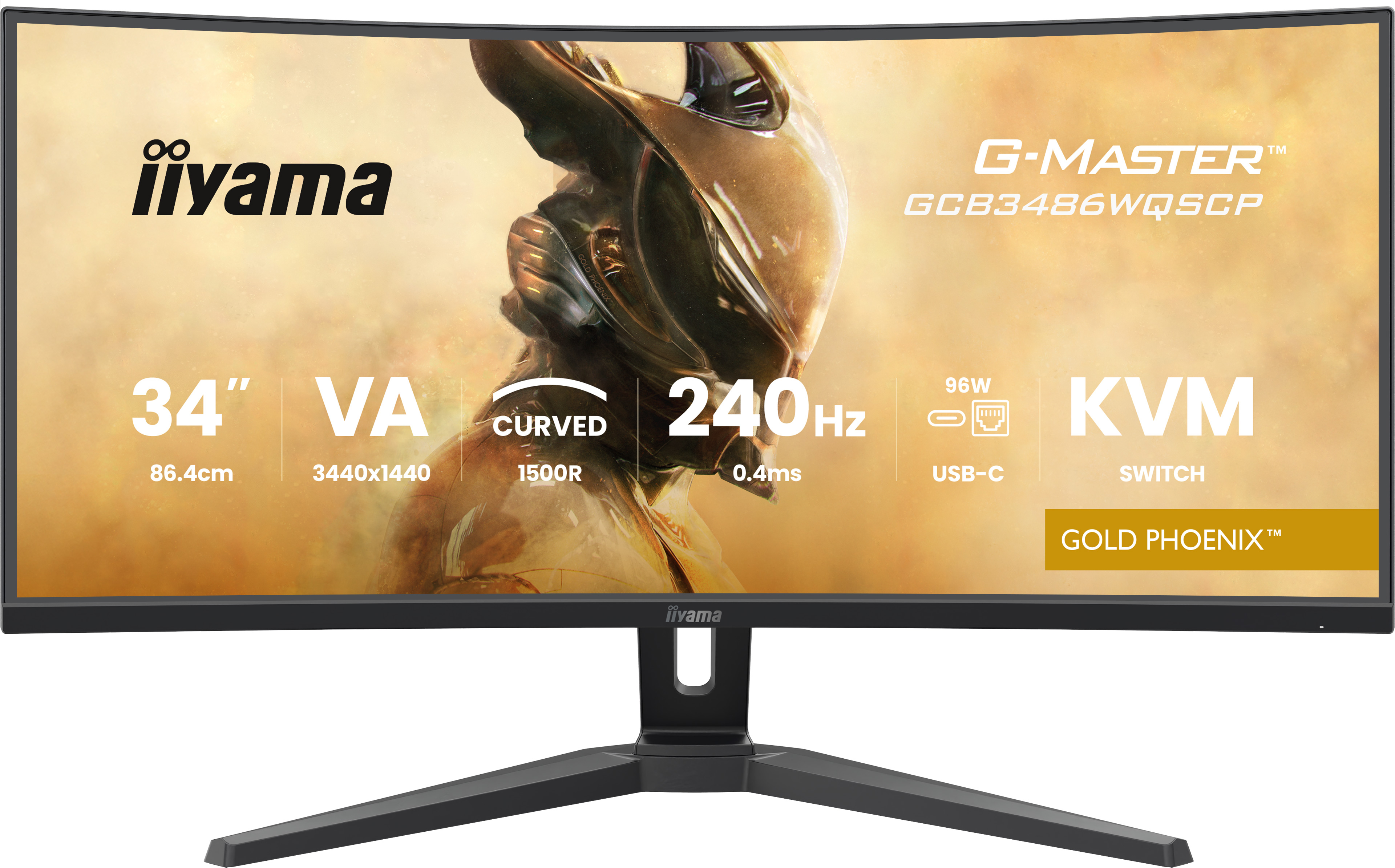 IIYAMA Monitor GCB3486WQSCP-B1 Computerausrüstung, Überwachen, Bildschirm, FERNSEHER