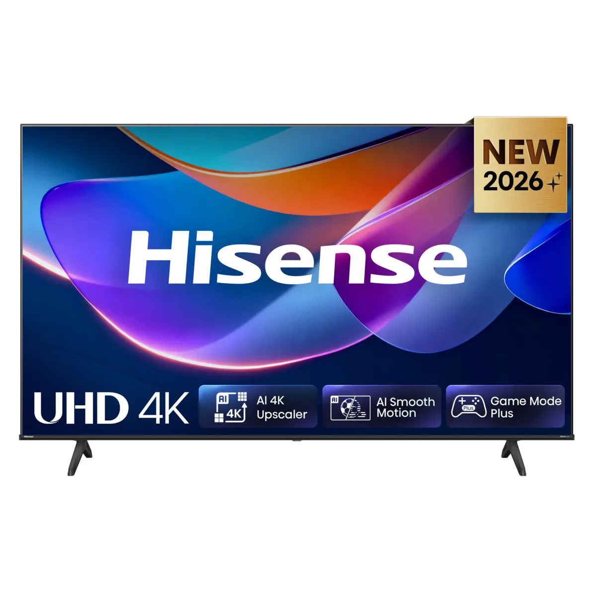 Fernseher, 4K UHD, Flachbildschirm, KI-Upscaling, Gaming-Modus