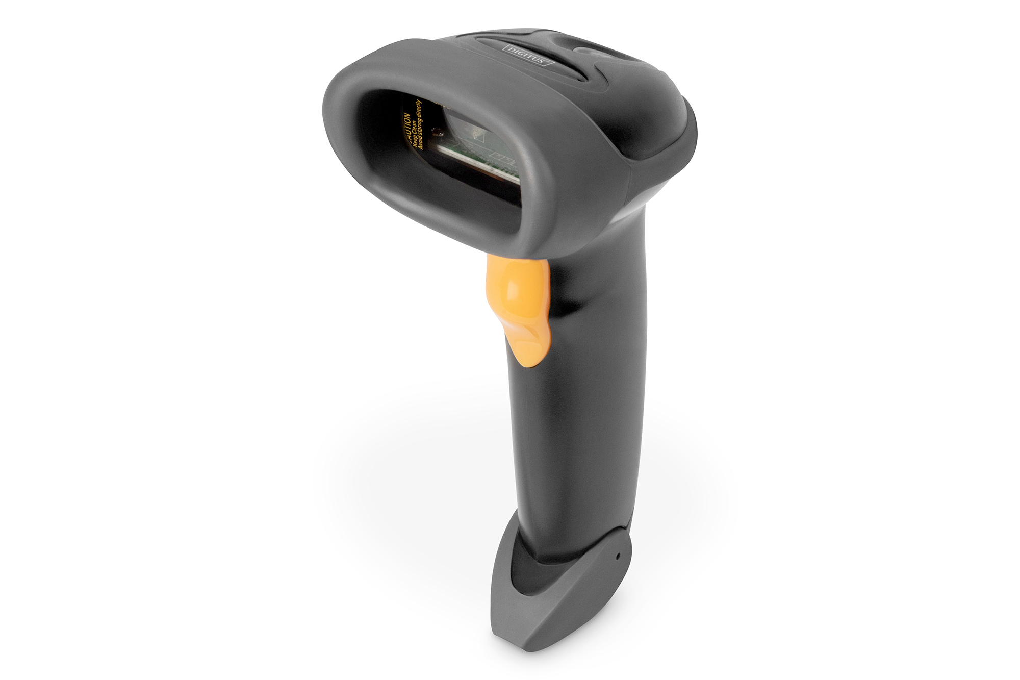 Barcode scanner, imager, ergonomisch, orange Auslöser, Halterung