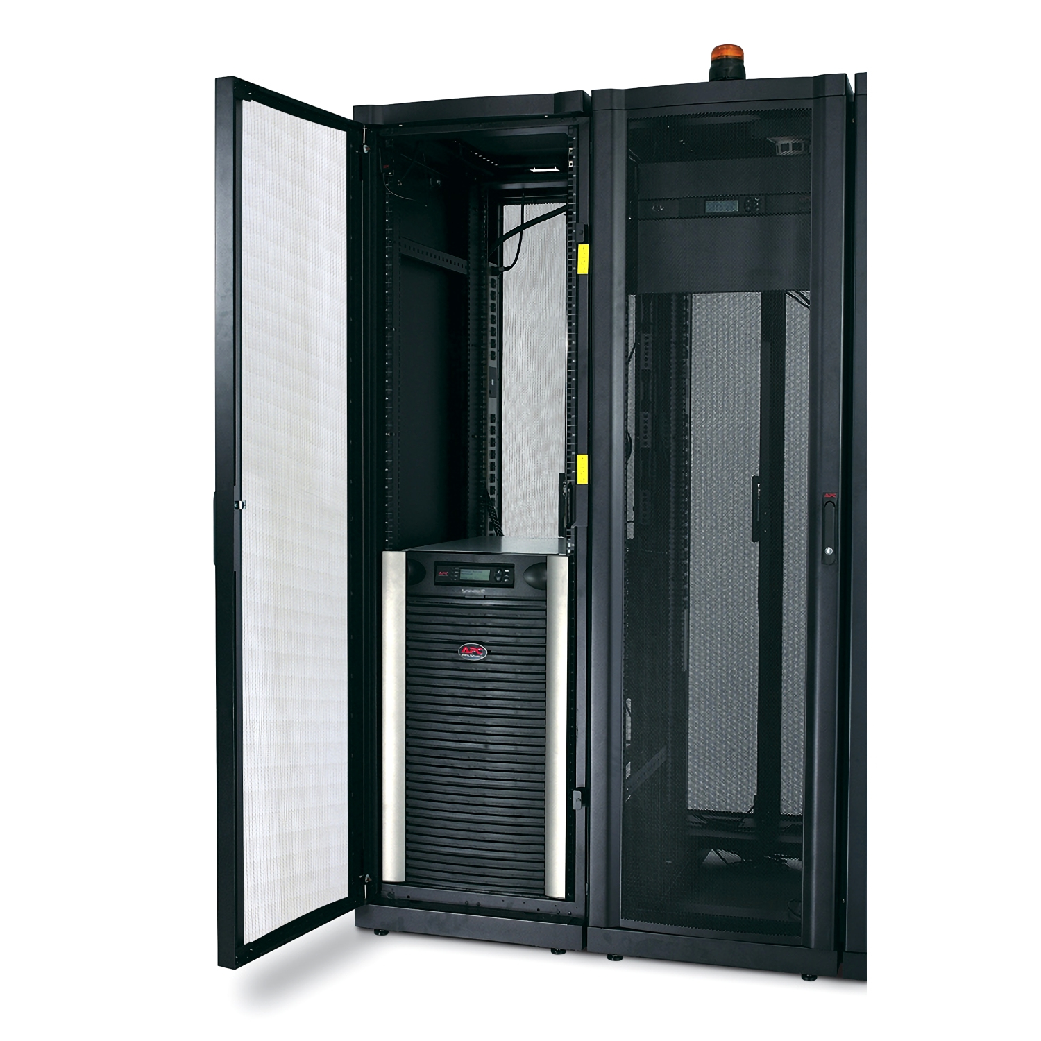 Serverrack, USV-Einheit, Batterie-Backup, Rechenzentrum, Gehäuse