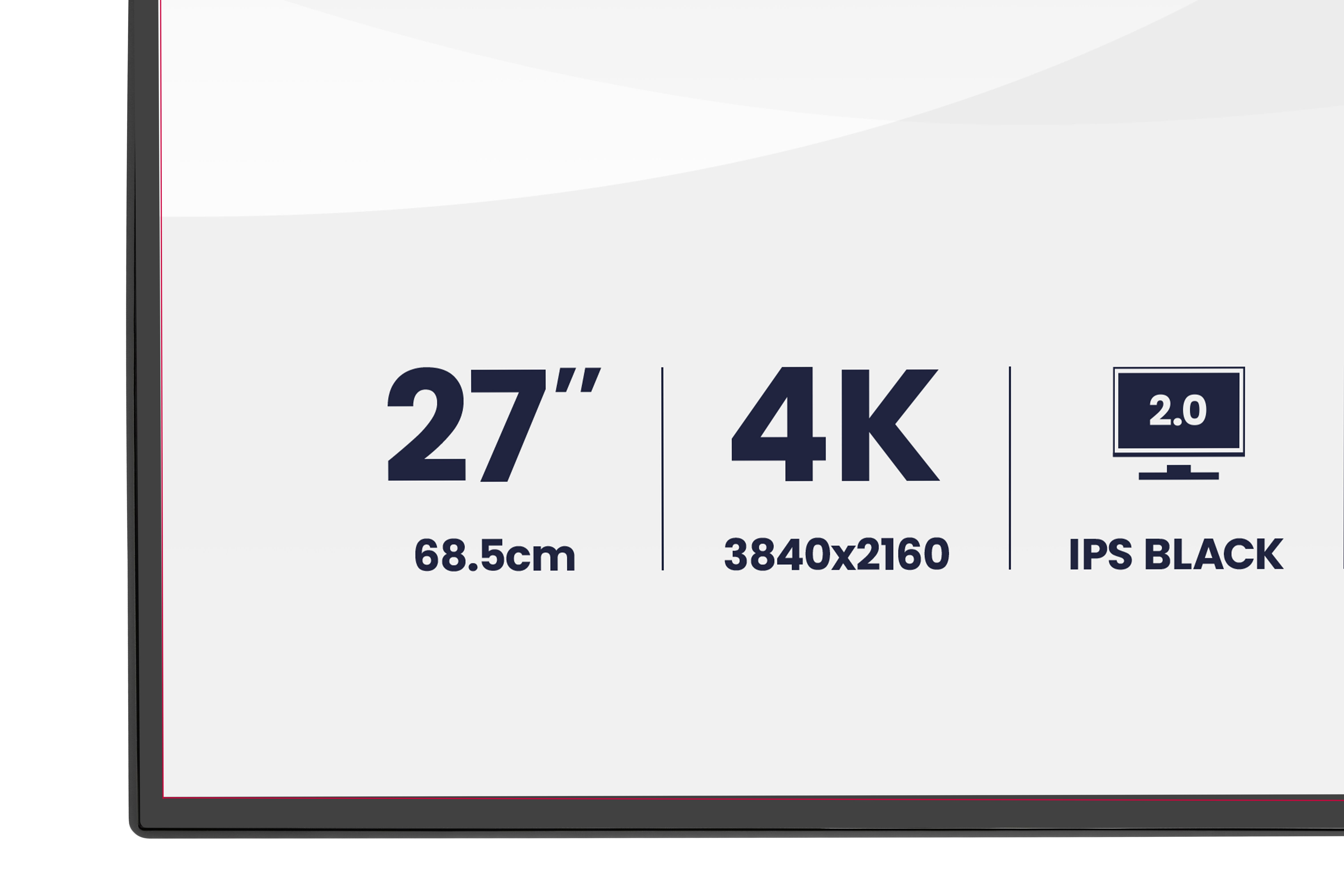 27 Zoll, 4K, IPS-Panel, 2.0, Monitor