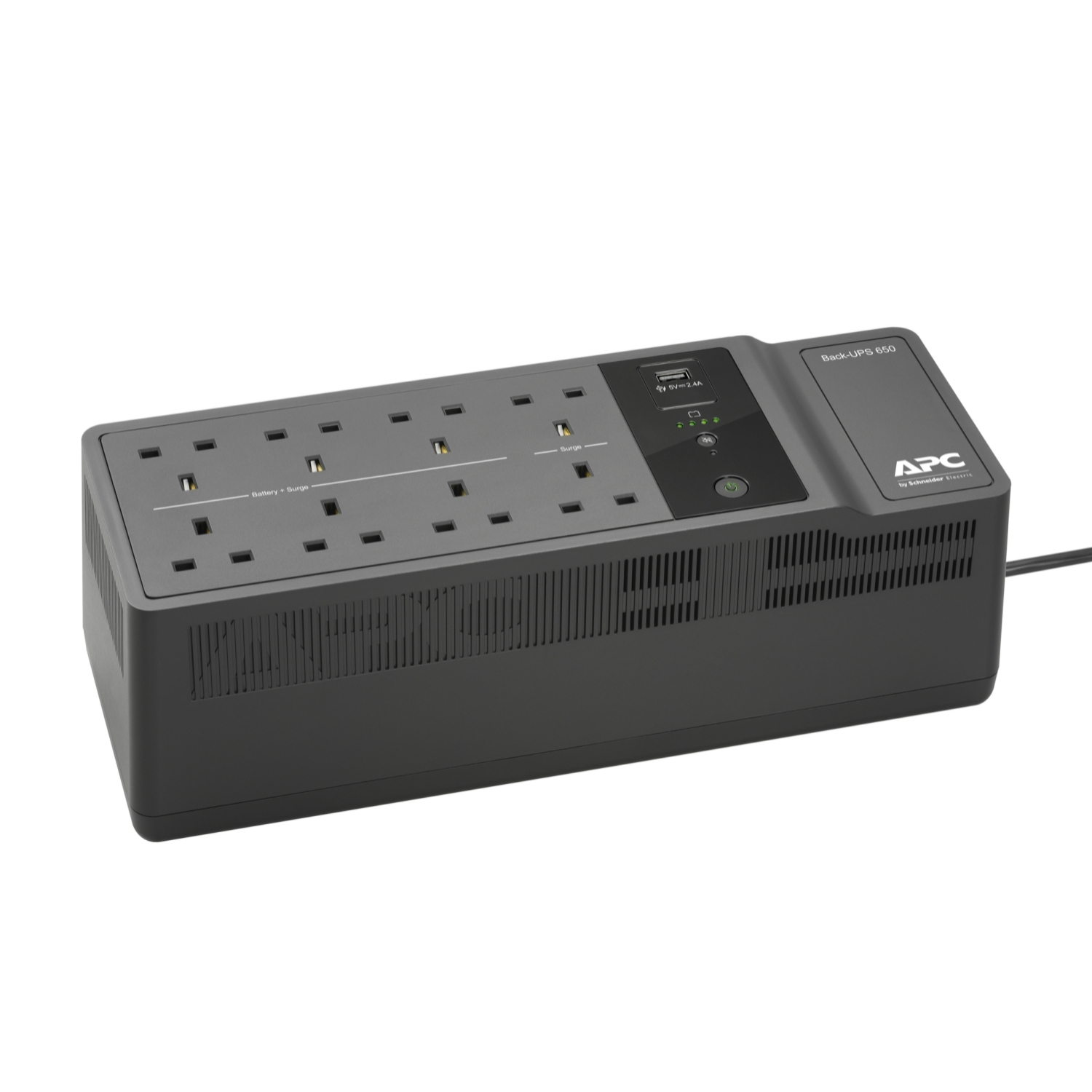 APC BE650G2-UK - Back-UPS 650VA, 230V, 1 USB charging port APC BE650G2-UK - Back-UPS 650VA, 230V, 1 USB charging port