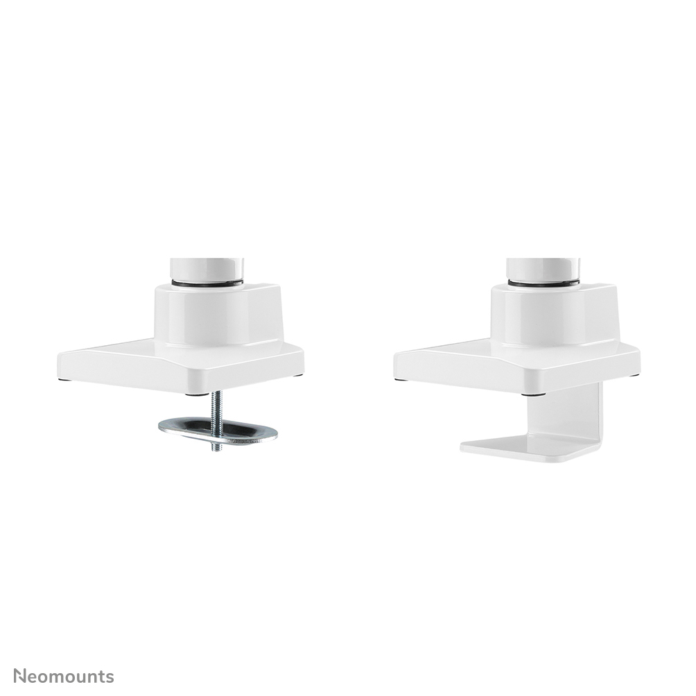 Neomounts Select Tischhalterung Für Curved Monitore - Klemme /Bolzen - 18 kg - 25,4 cm (10 Zoll) - 124,5 cm (49 Zoll) - 100 x 100 mm - Weiß