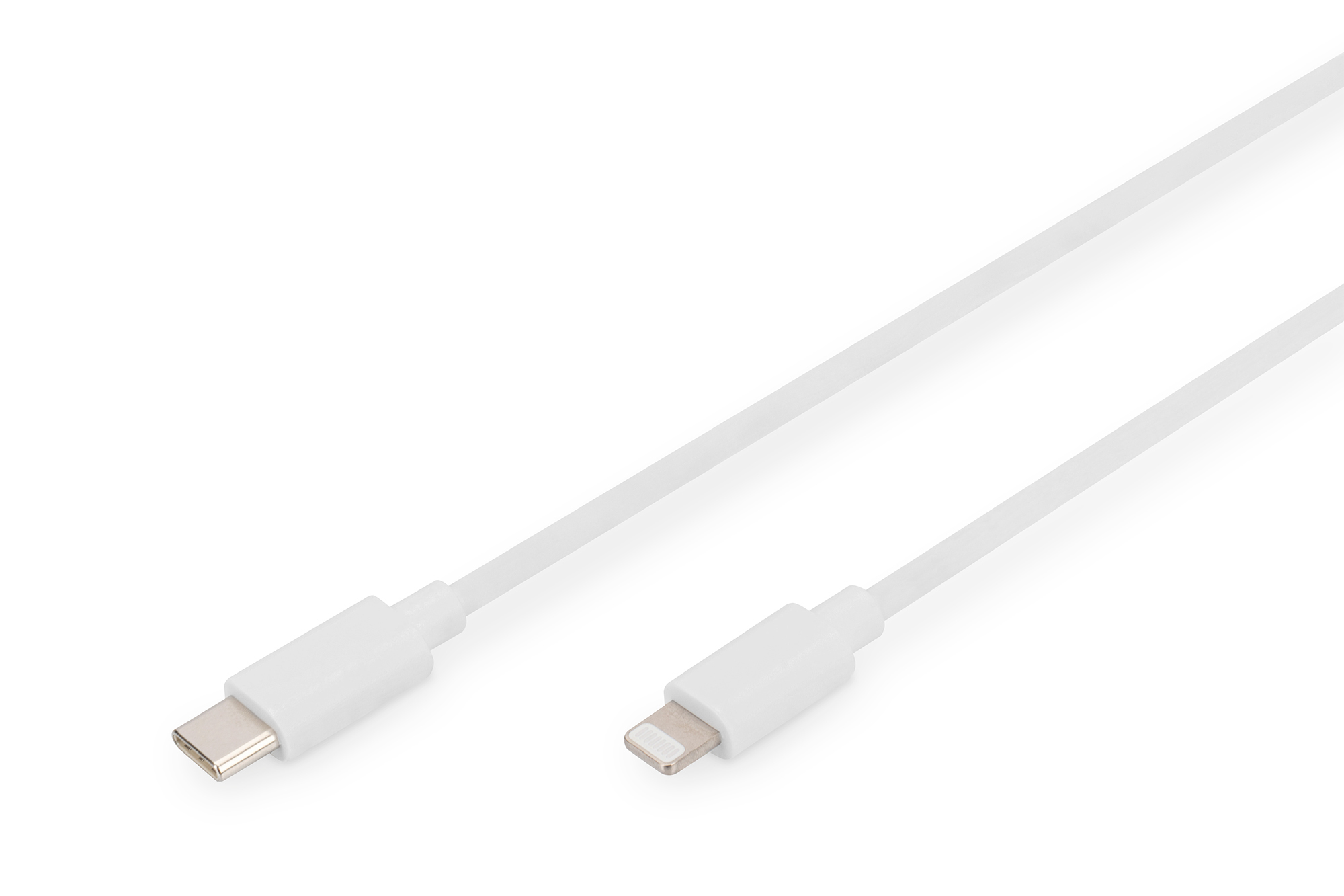 DIGITUS DB-600109-010-W Daten- / Ladekabel, USB-C - Lightning, MFI