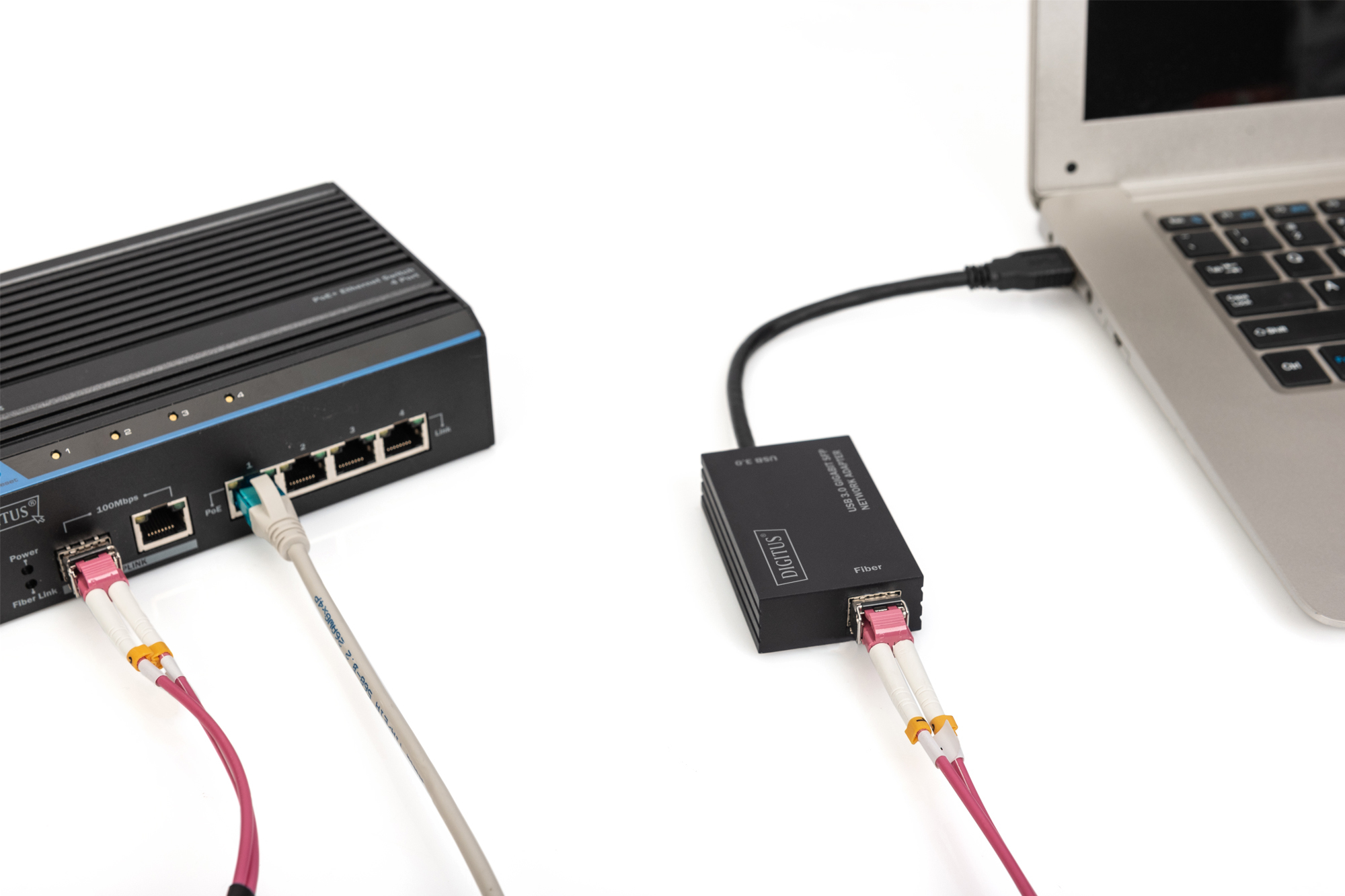 DIGITUS DN-3026 USB 3.0 Gigabit SFP Netzwerkadapter