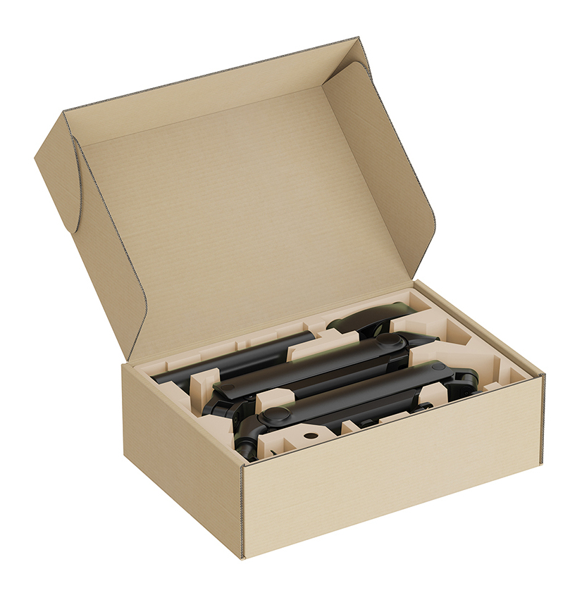 Neomounts S Tischhalterung duo 100x100 11kg/24-34"/schwarz/voll beweglich