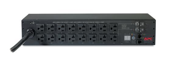 APC Rack PDU, Metered, 2U, 30A, 120V, (16) 5-20 APC Rack PDU, Metered, 2U, 30A, 120V, (16) 5-20
