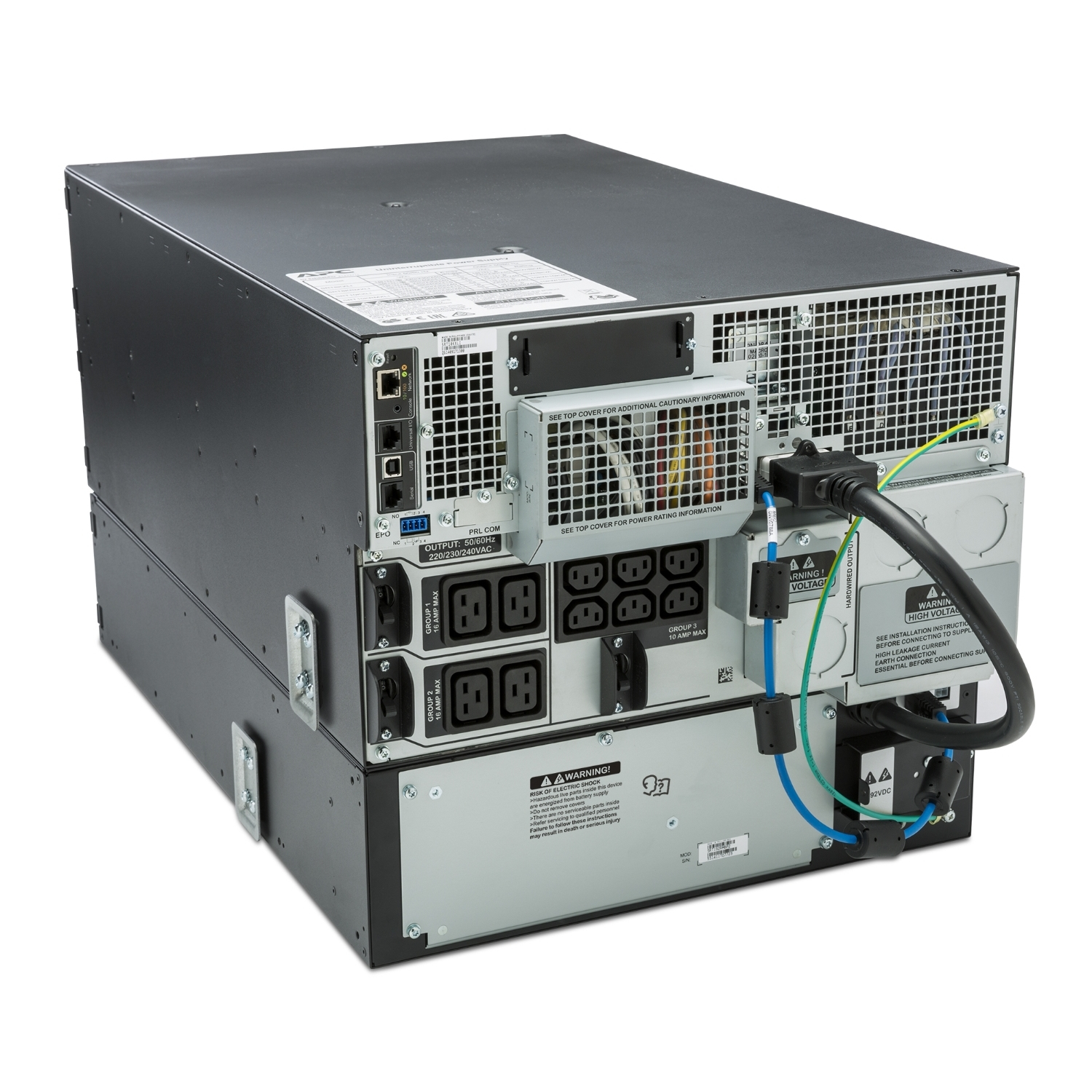 Server, Stromversorgung, Rackmontage, Kabel, Rückseite