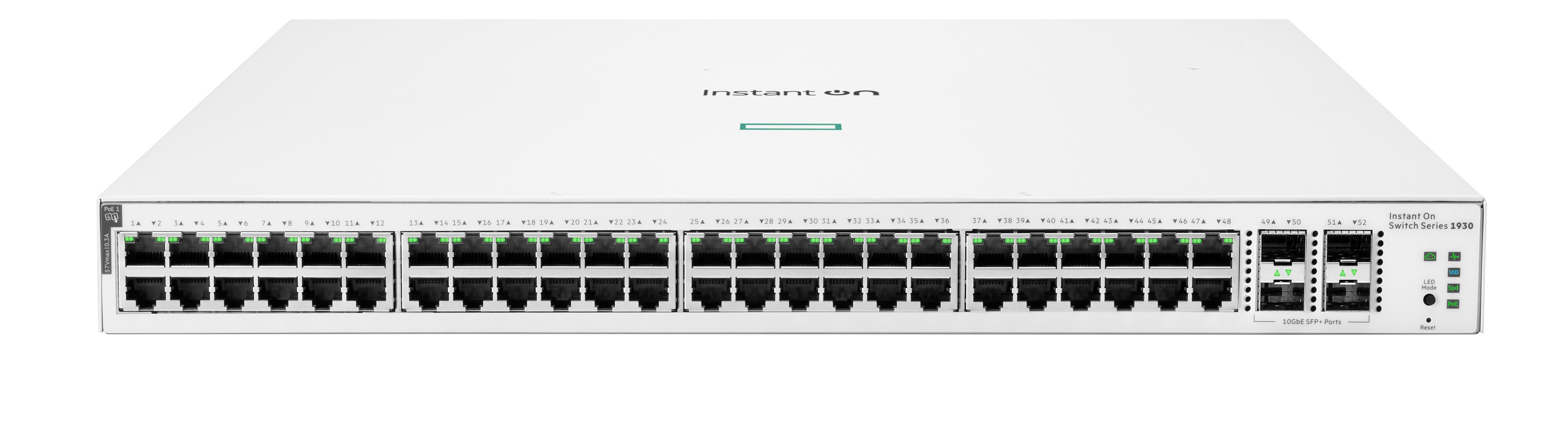 HPE JL686B 48 x 10/100/1000, PoE 370 W, 4 x 1/10Gbit LAN SFP+ Elektronik, Hardware, Computerausrüstung