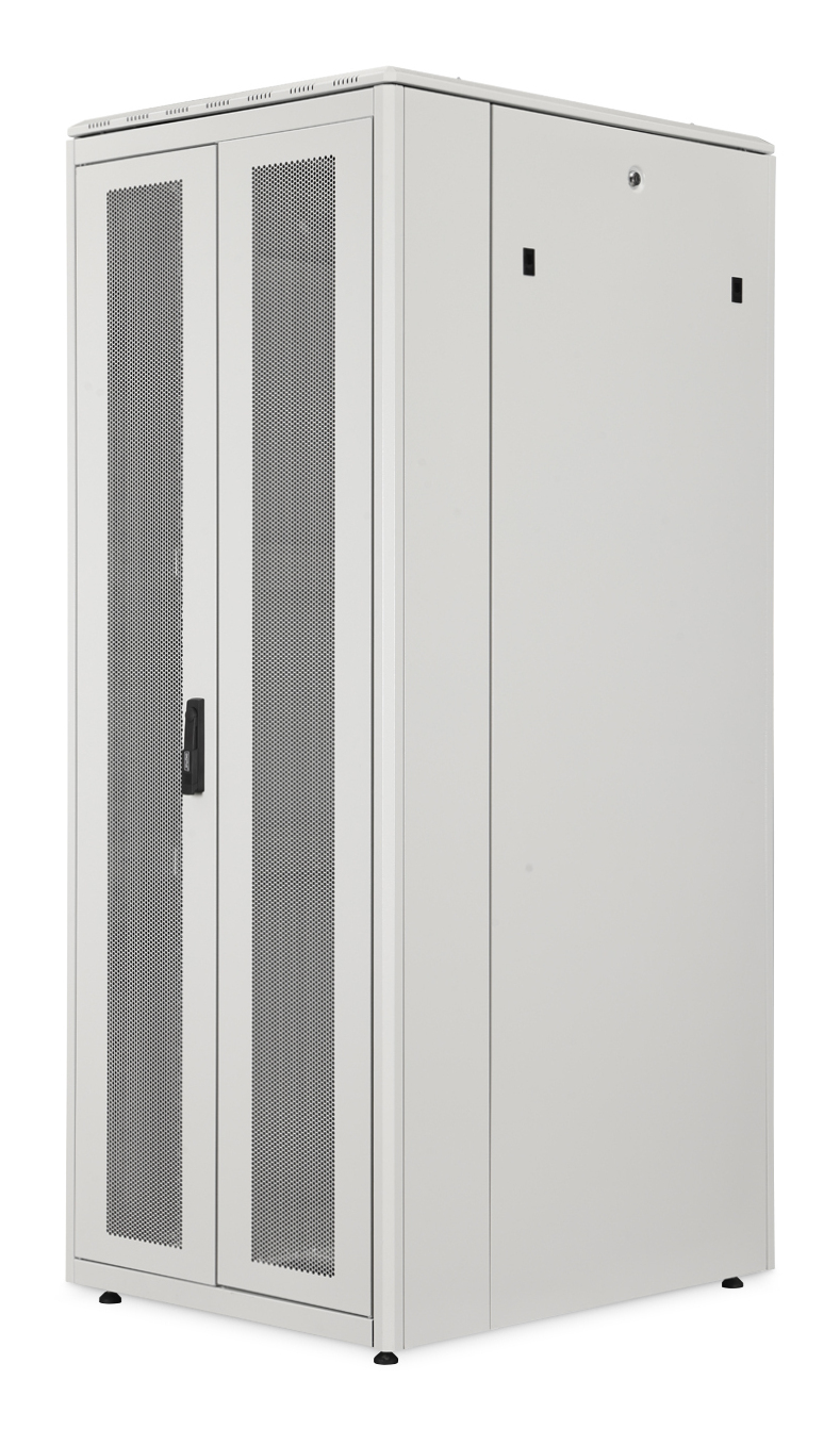 Server rack, Schrank, Metallgehäuse, Datenrack, Schiebetür?
