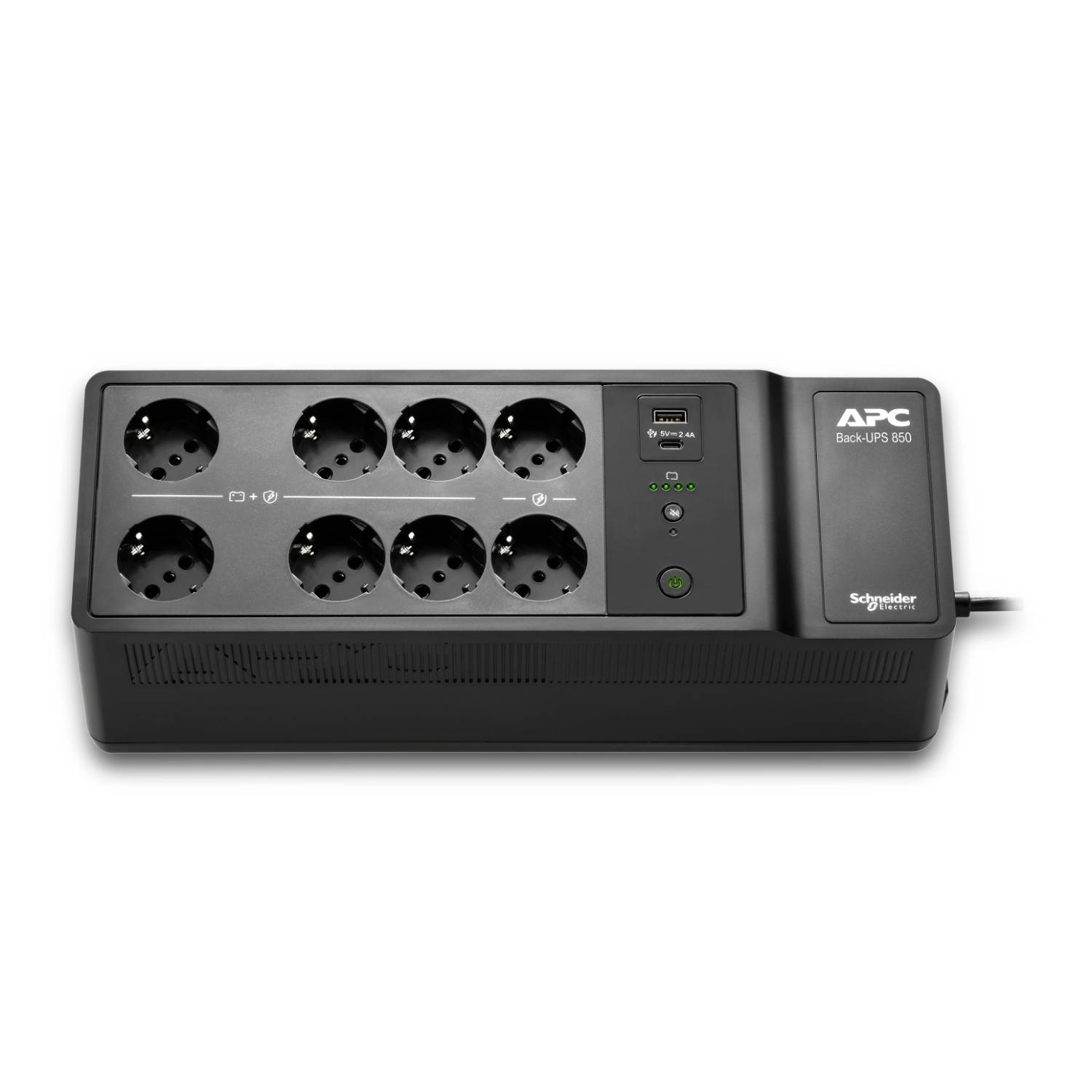 Unterbau-USV, IEC-Steckdosen, Power-Strip, Netzleiste, Back-UPS 850