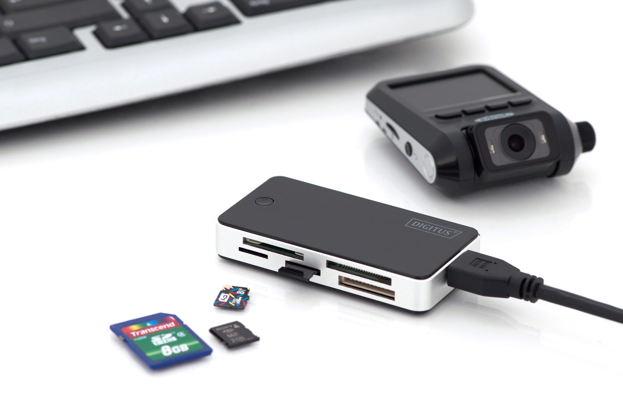 USB-C Hub, SD-Kartenleser, Kartenleser, Multiport-Adapter, Speicherkarten