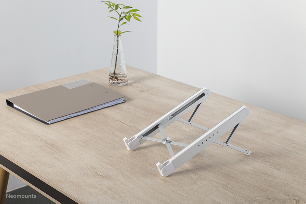 Neomounts faltbarer Laptop-Ständer - Notebook-Ständer - Silber - 27,9 cm (11 Zoll) - 43,2 cm (17 Zoll) - 279,4 - 431,8 mm (11 - 17 Zoll) - 5 kg