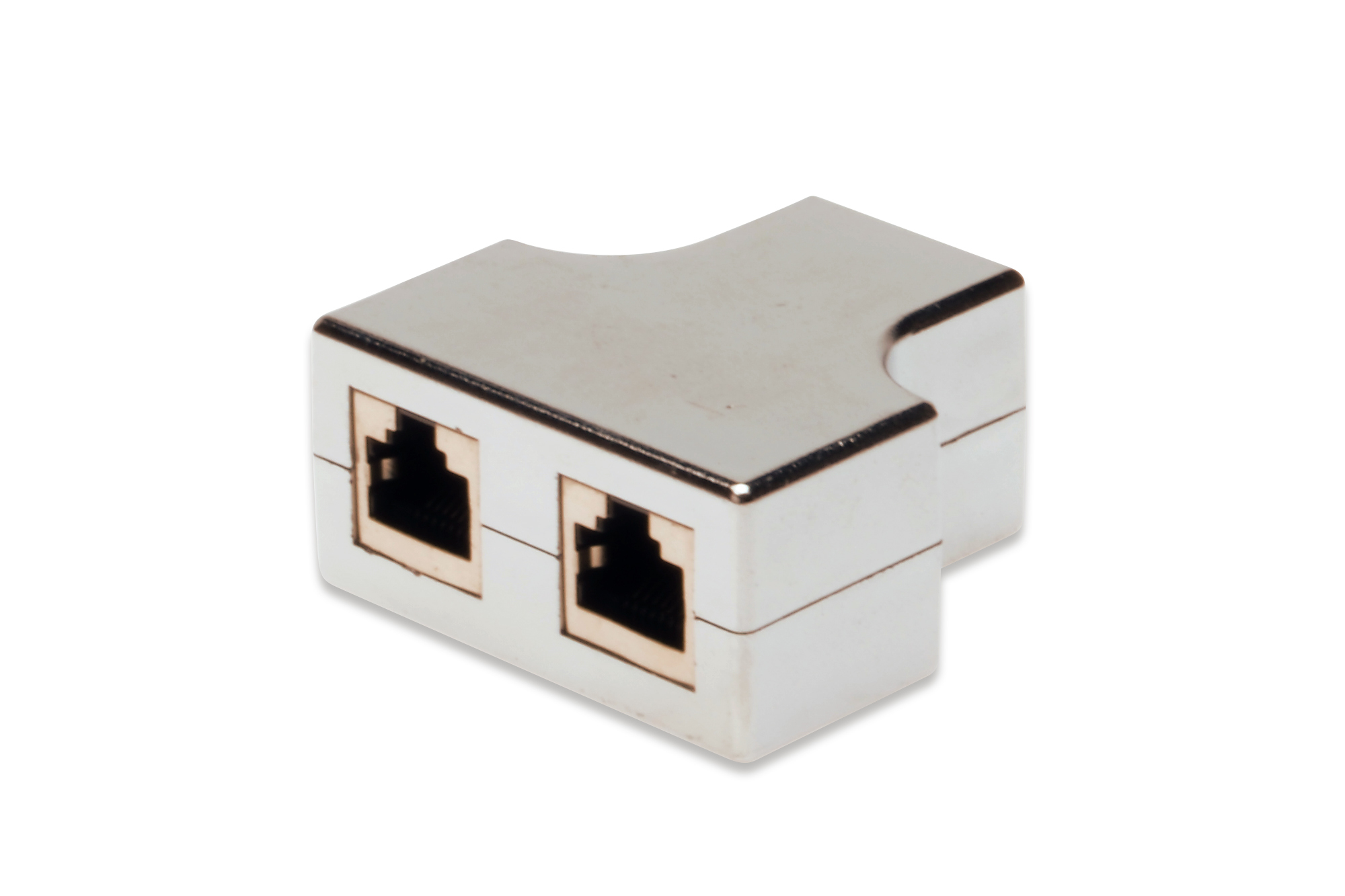 DIGITUS AT-AG 2X8/8 CAT 5e, Klasse D, RJ45 Modulare Kupplung, geschirmt DIGITUS AT-AG 2X8/8 CAT 5e, Klasse D, RJ45 Modulare Kupplung, geschirmt
