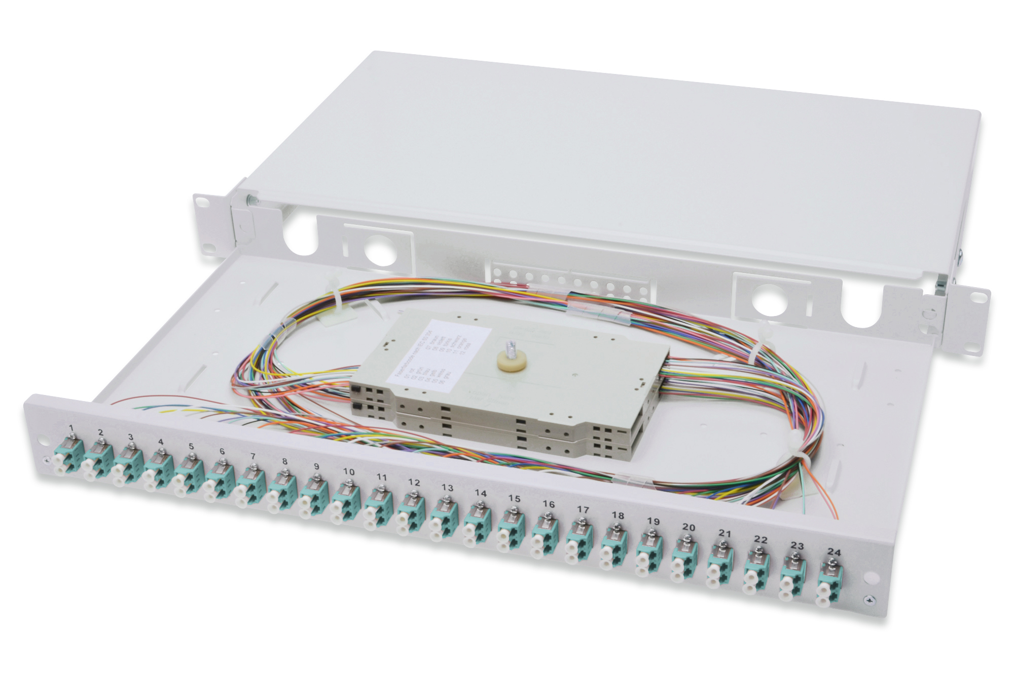DIGITUS DN-96332/3 LWL Spleißbox, bestückt, LC, OM3 DIGITUS DN-96332/3 LWL Spleißbox, bestückt, LC, OM3