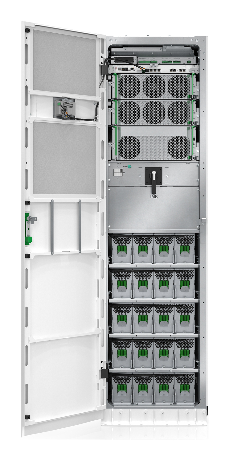 server, rack, storage, silber, grüne-accents
