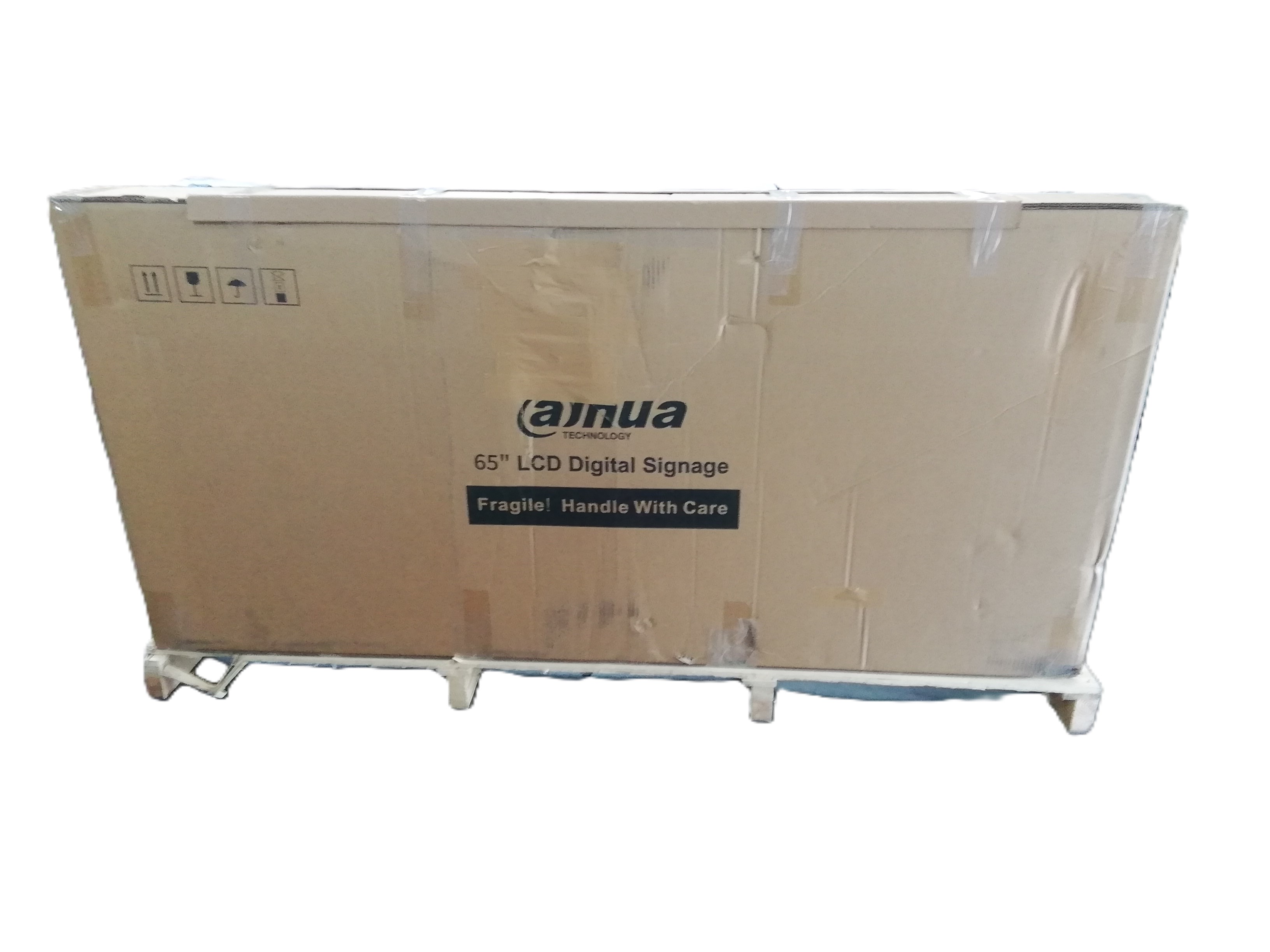 Digital-Signage-Display, 65-Zoll-LCD, Kartonverpackung, Großbildschirm