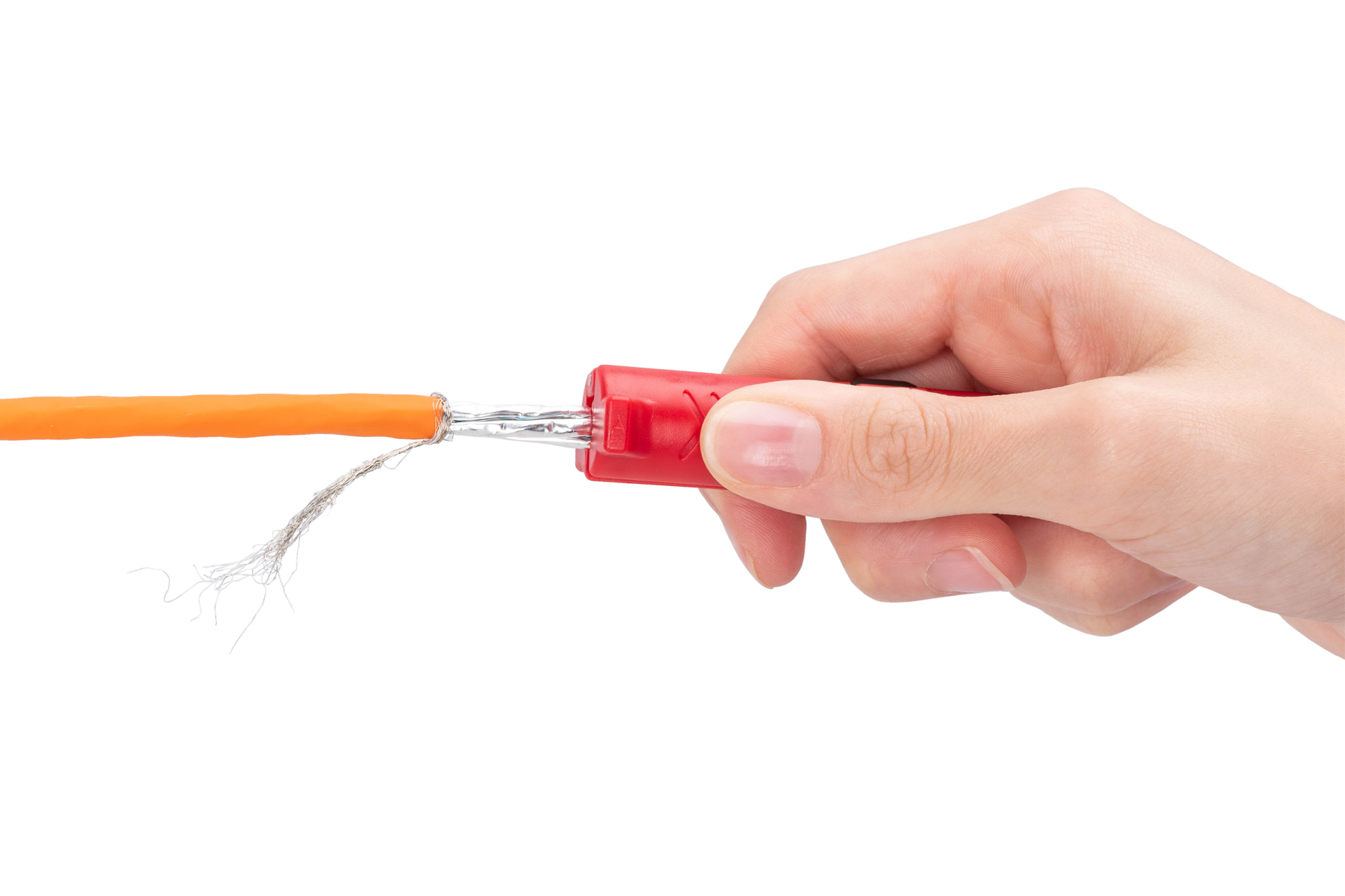 DIGITUS DN-94001-1, Abisolierwerkzeug für Netzwerkkabel für Mehraderkabel, bis zu AWG 24