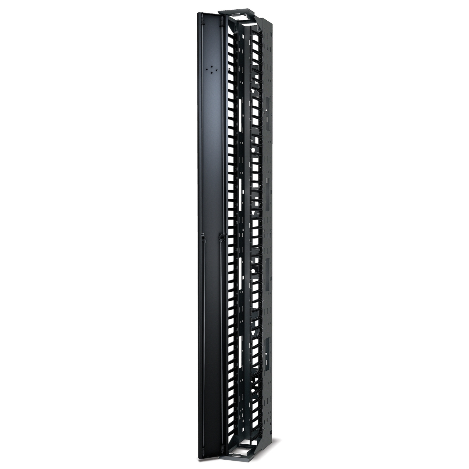 server rack, Rackgehäuse, 0U senkrecht, Metallrahmen, Netzwerk-Schrank