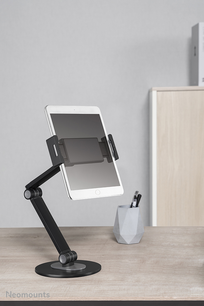 Neomounts Tablet-Ständer - Handy/Smartphone - Tablet/UMPC - Passive Halterung - Tisch/Bank - Schwarz